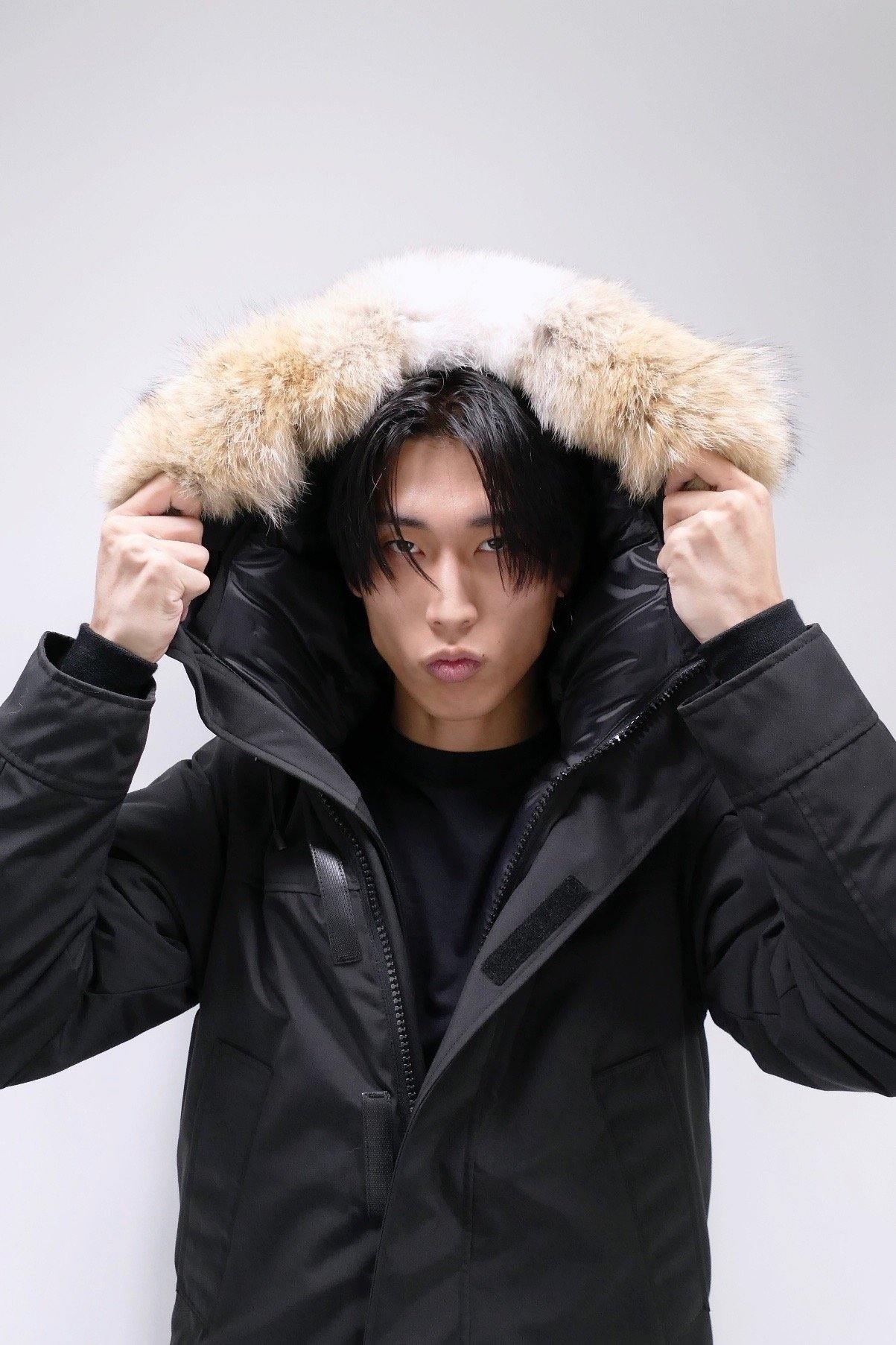 Canada Goose Mens *Parka Langford Black Label - Black - Image 6