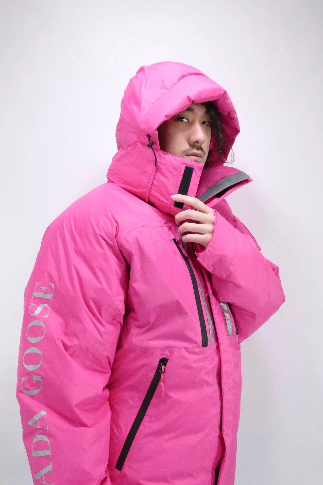 Canada Goose Mens Down *Parka Skreslet - Summit Pink - Image 7