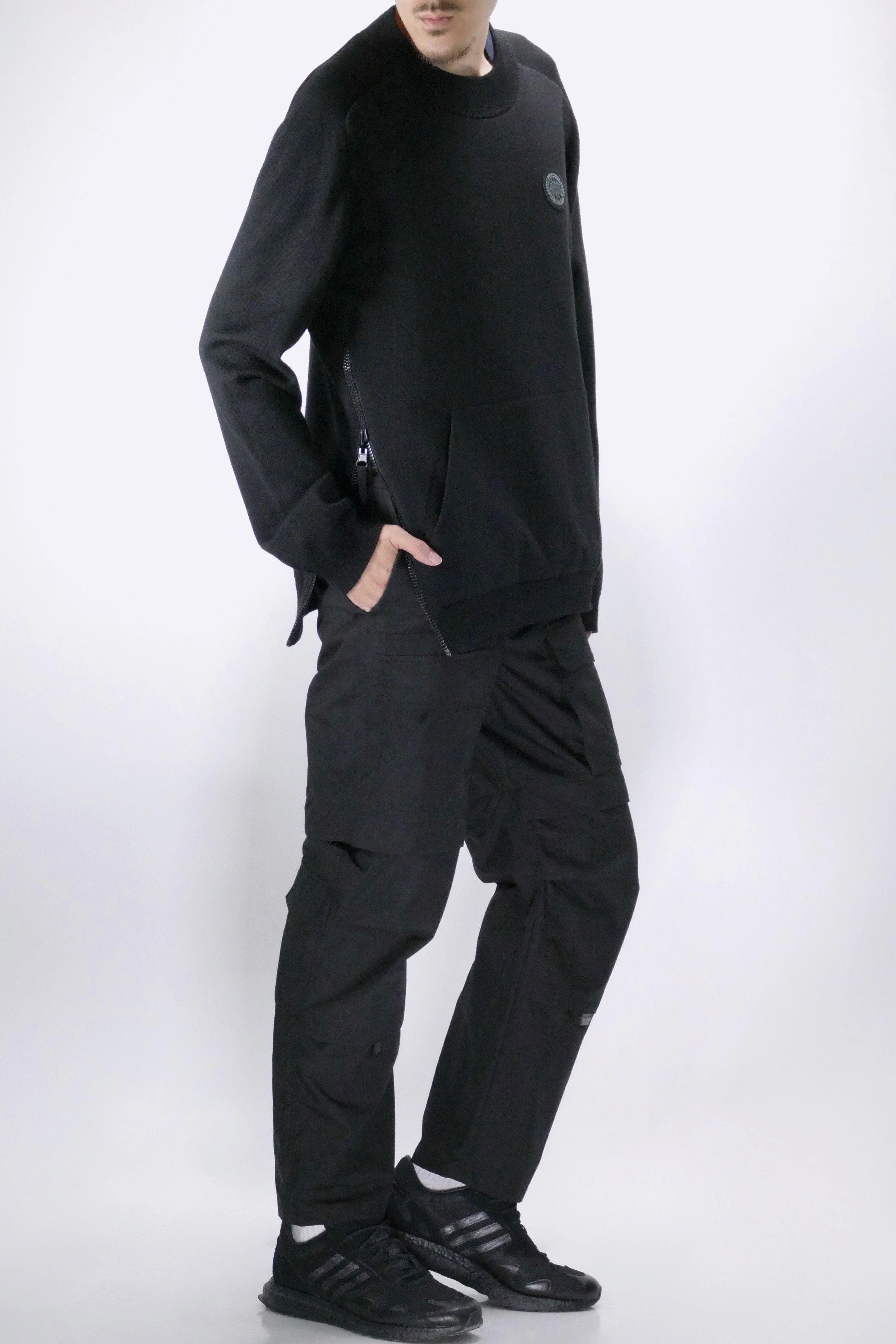 Canada Goose Mens Knit Hybridge Pullover Reversible Black - Image 10