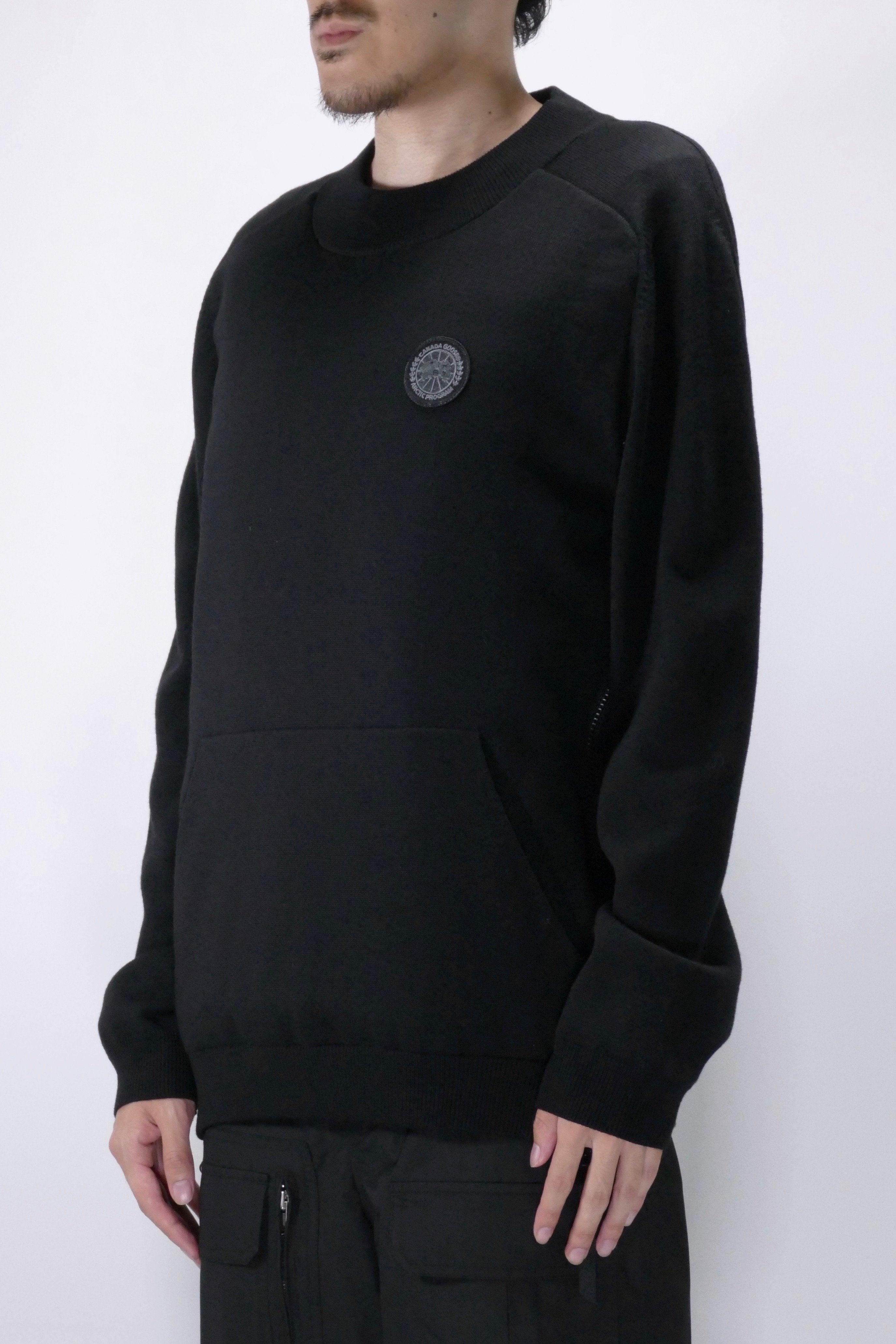 Canada Goose Mens Knit Hybridge Pullover Reversible Black - Image 8