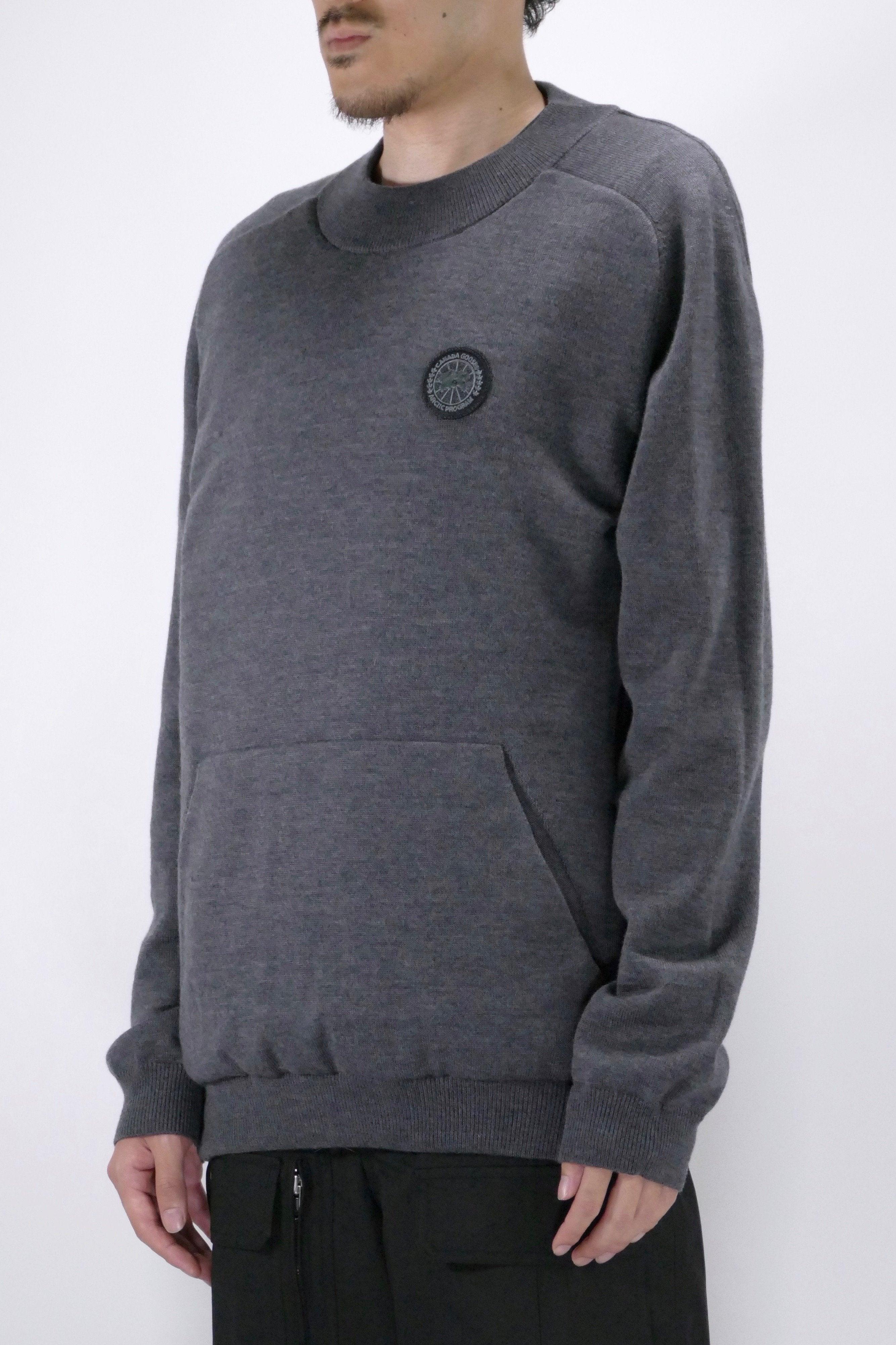 Canada Goose Mens Knit Hybridge Pullover Reversible Iron Grey - Image 10