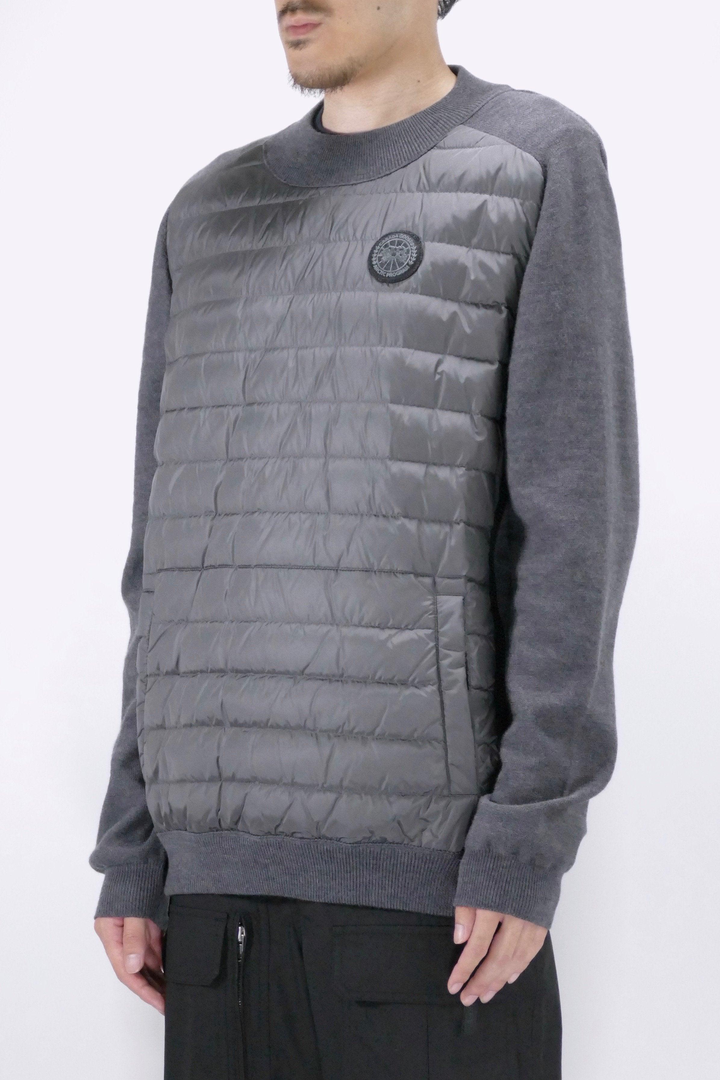Canada Goose Mens Knit Hybridge Pullover Reversible Iron Grey - Image 3