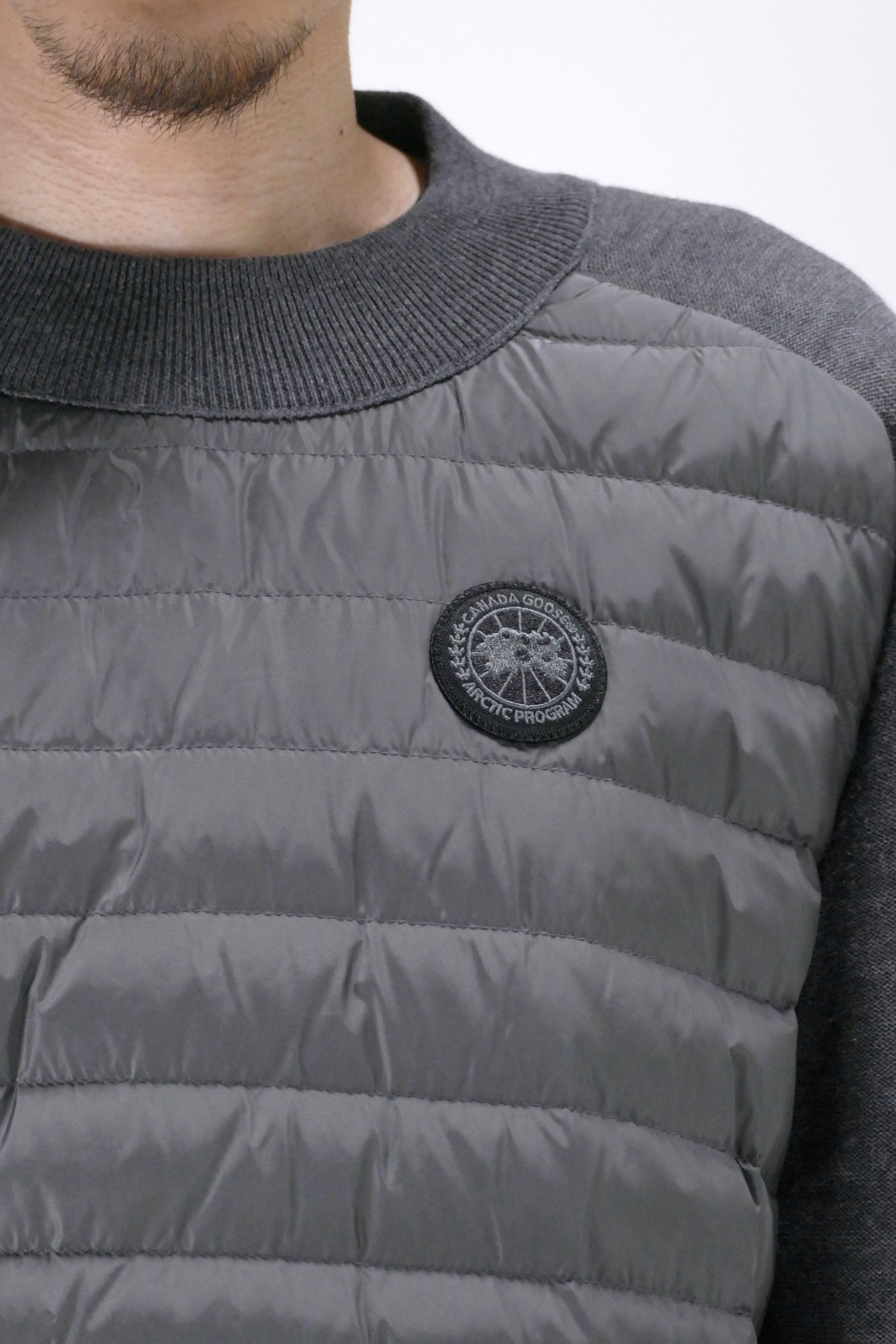 Canada Goose Mens Knit Hybridge Pullover Reversible Iron Grey - Image 4