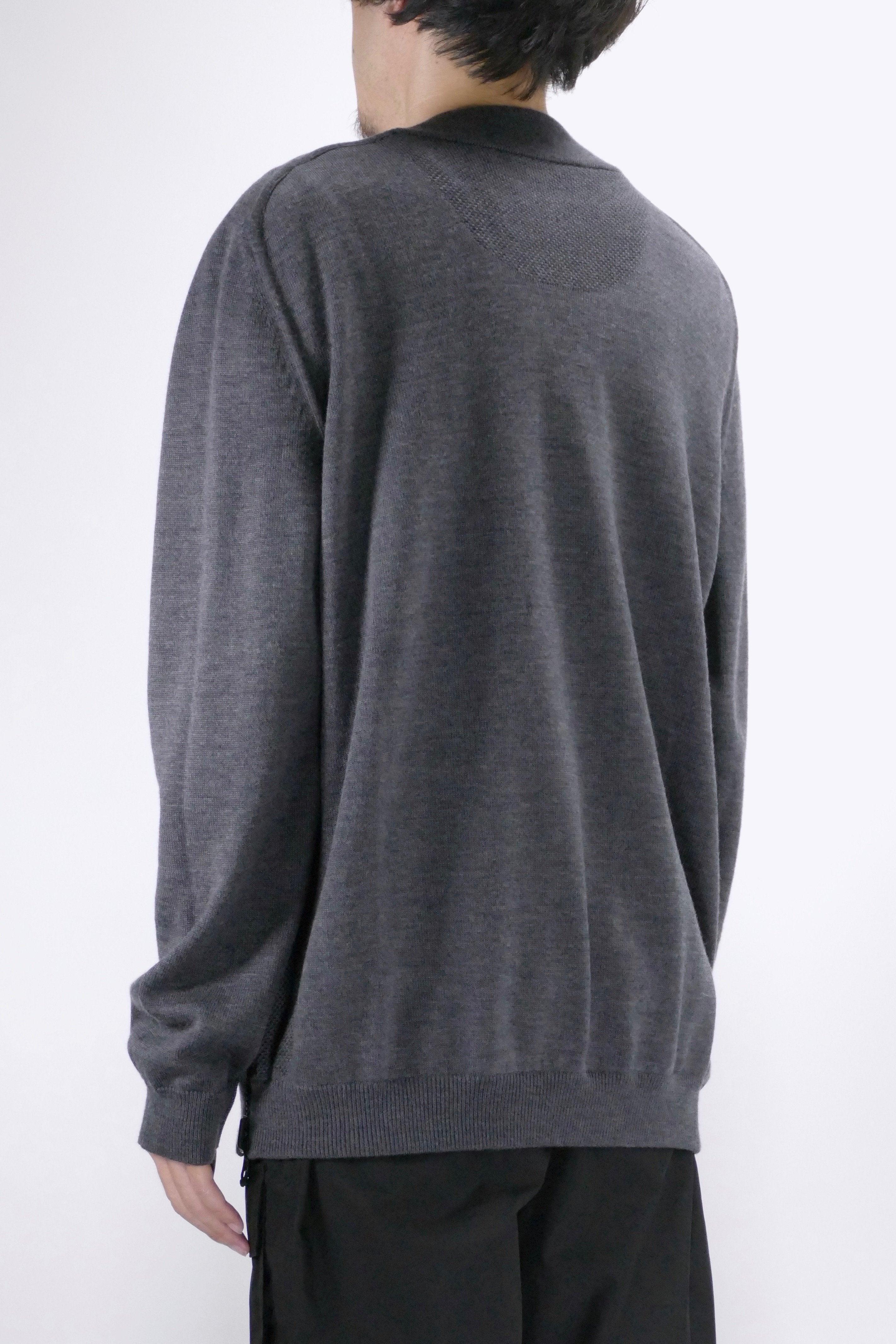 Canada Goose Mens Knit Hybridge Pullover Reversible Iron Grey - Image 5