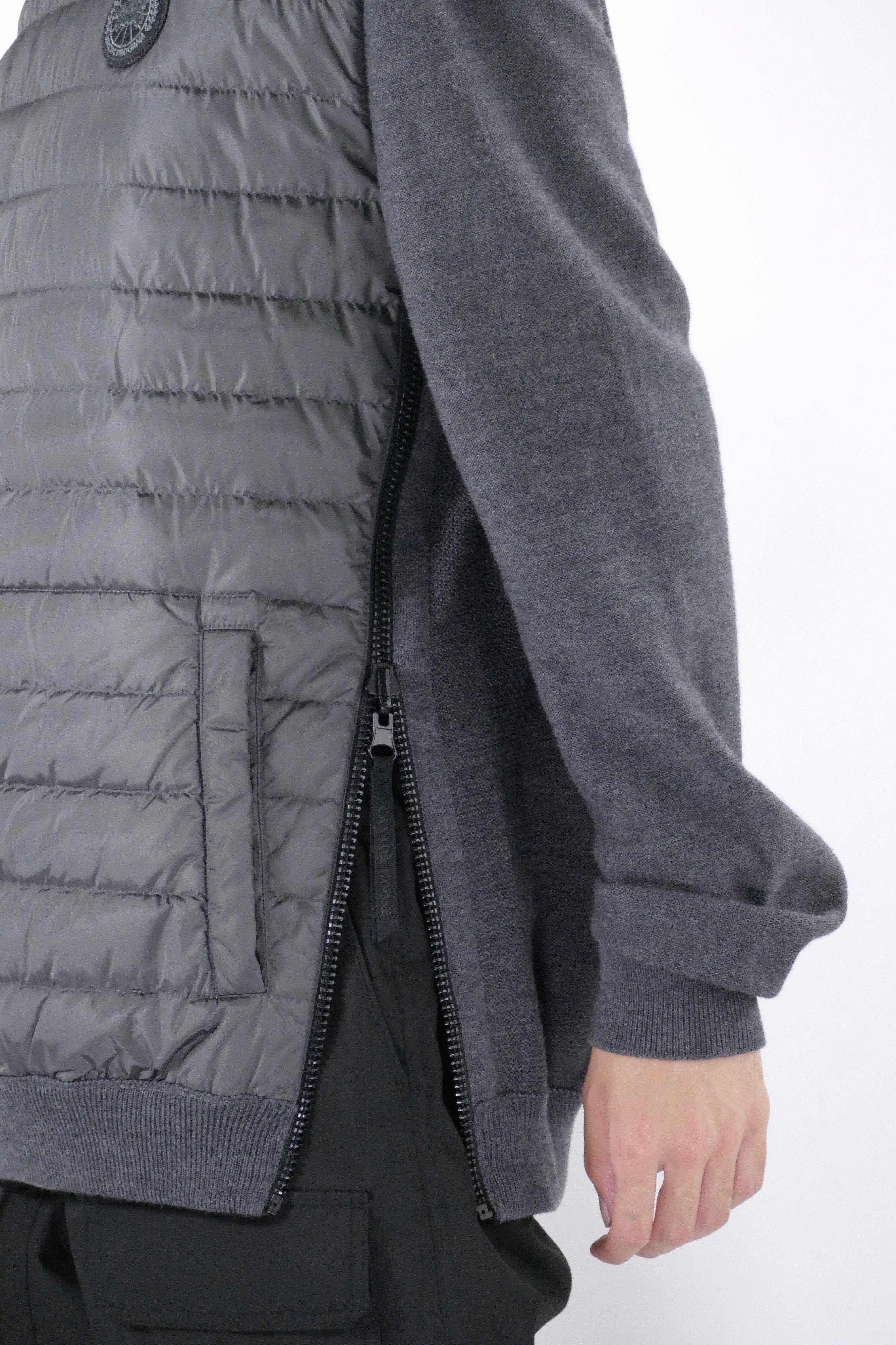 Canada Goose Mens Knit Hybridge Pullover Reversible Iron Grey - Image 7