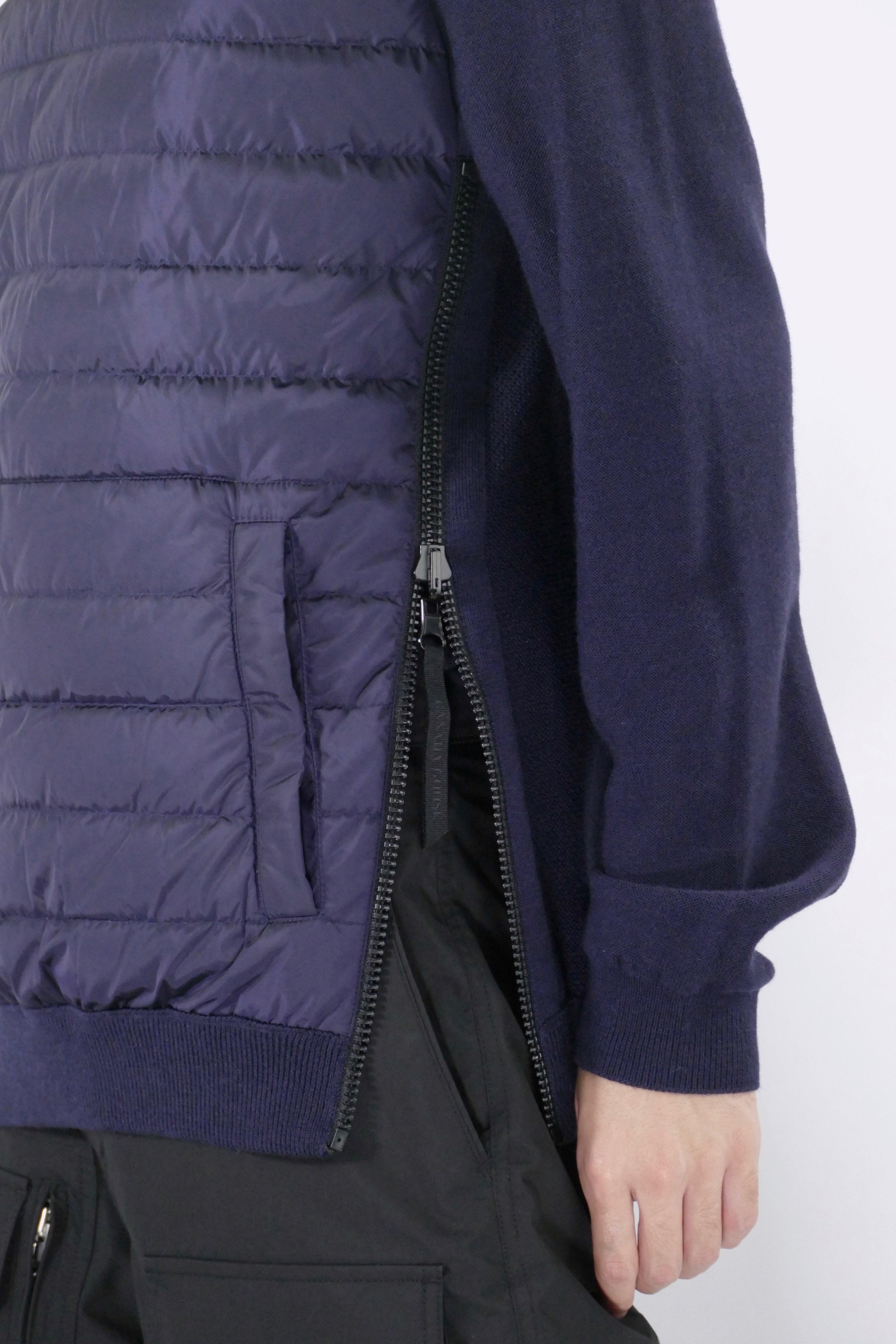 Canada Goose Mens Knit Hybridge Pullover Reversible Navy - Image 6