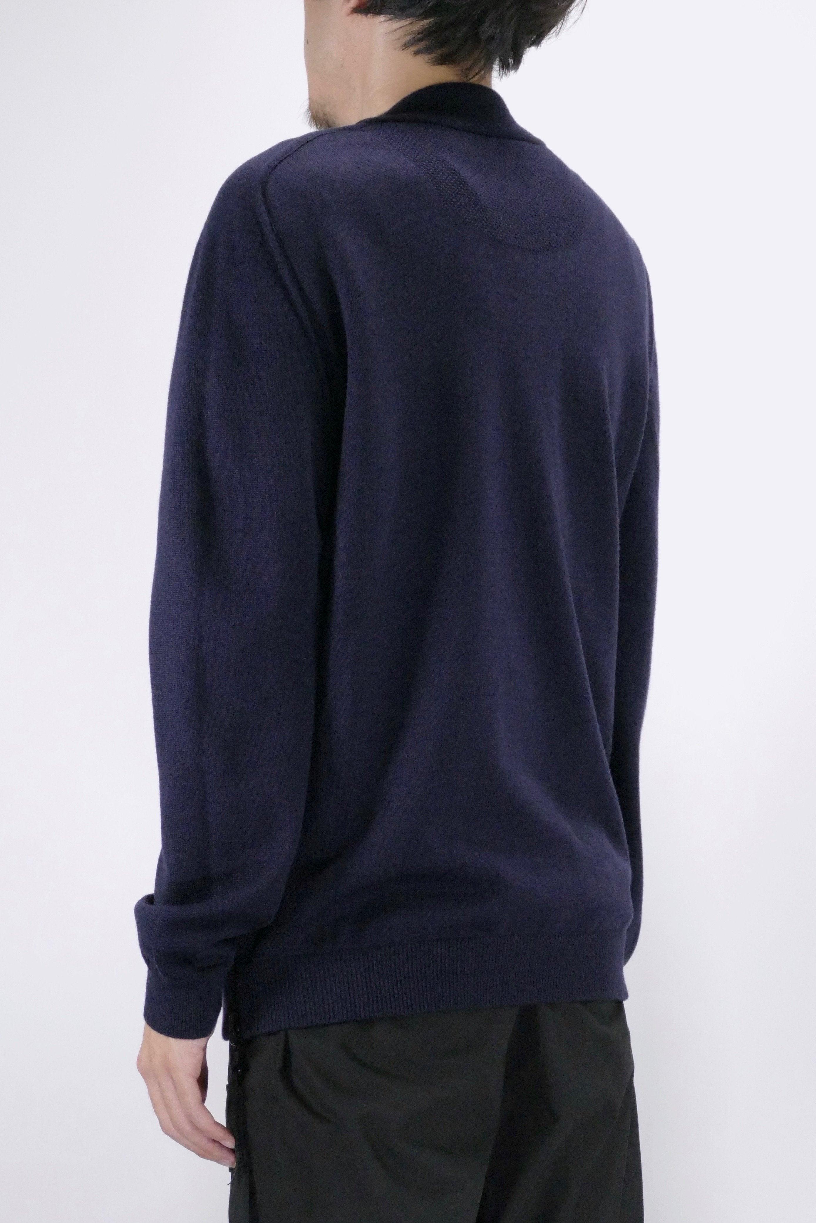 Canada Goose Mens Knit Hybridge Pullover Reversible Navy - Image 9