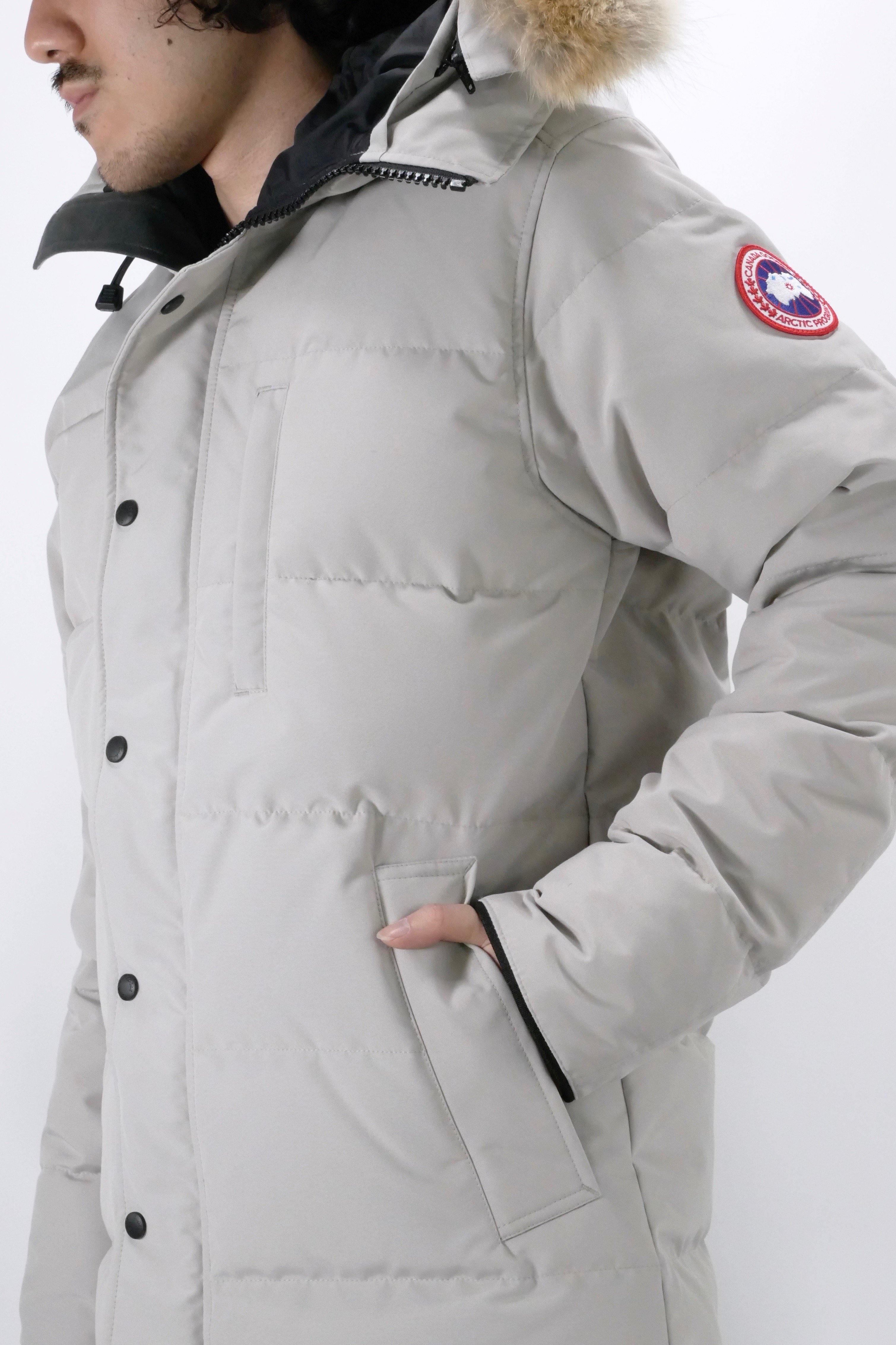 Canada Goose Mens Down *Parka Carson - Limestone - Image 5