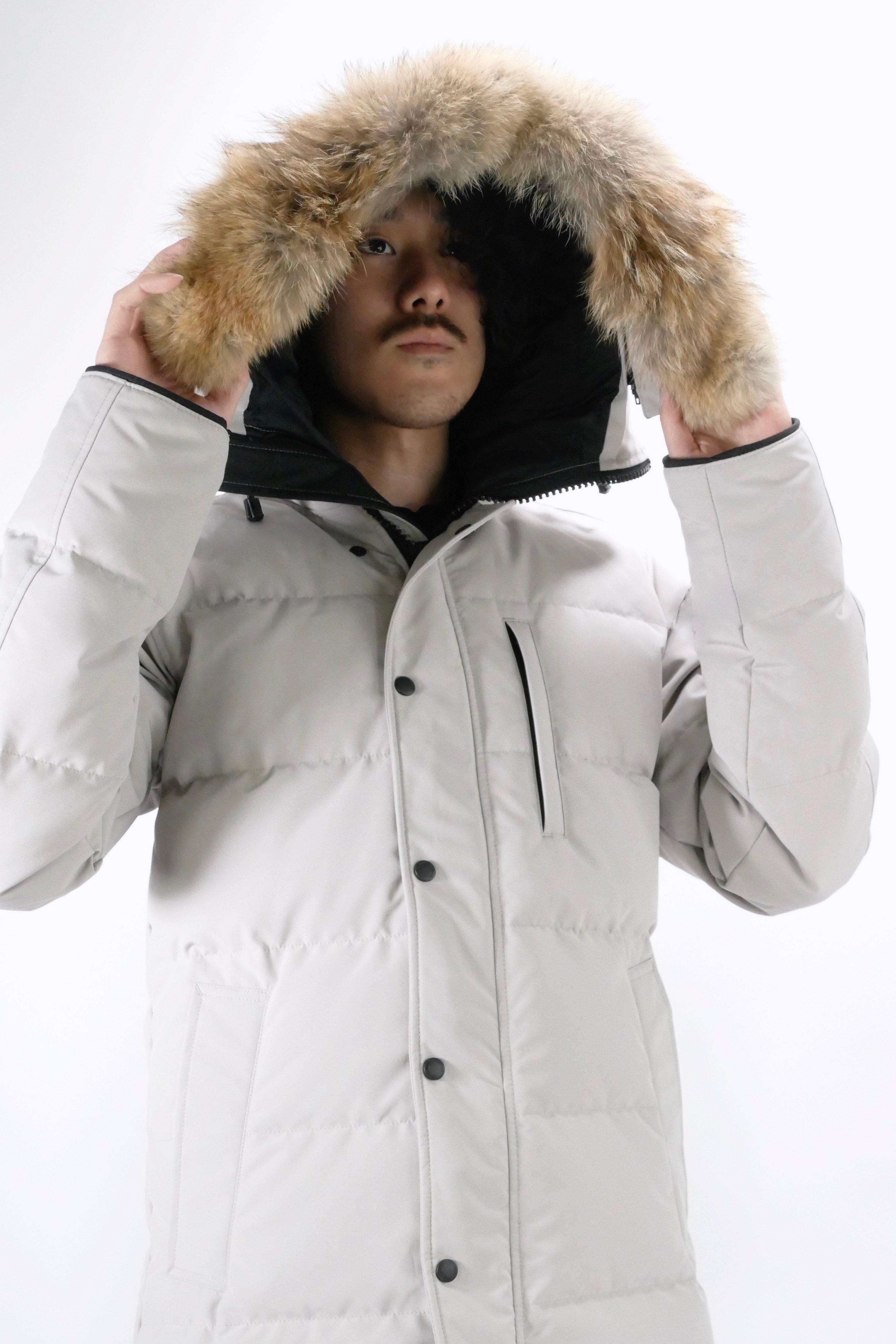 Canada Goose Mens Down *Parka Carson - Limestone - Image 6