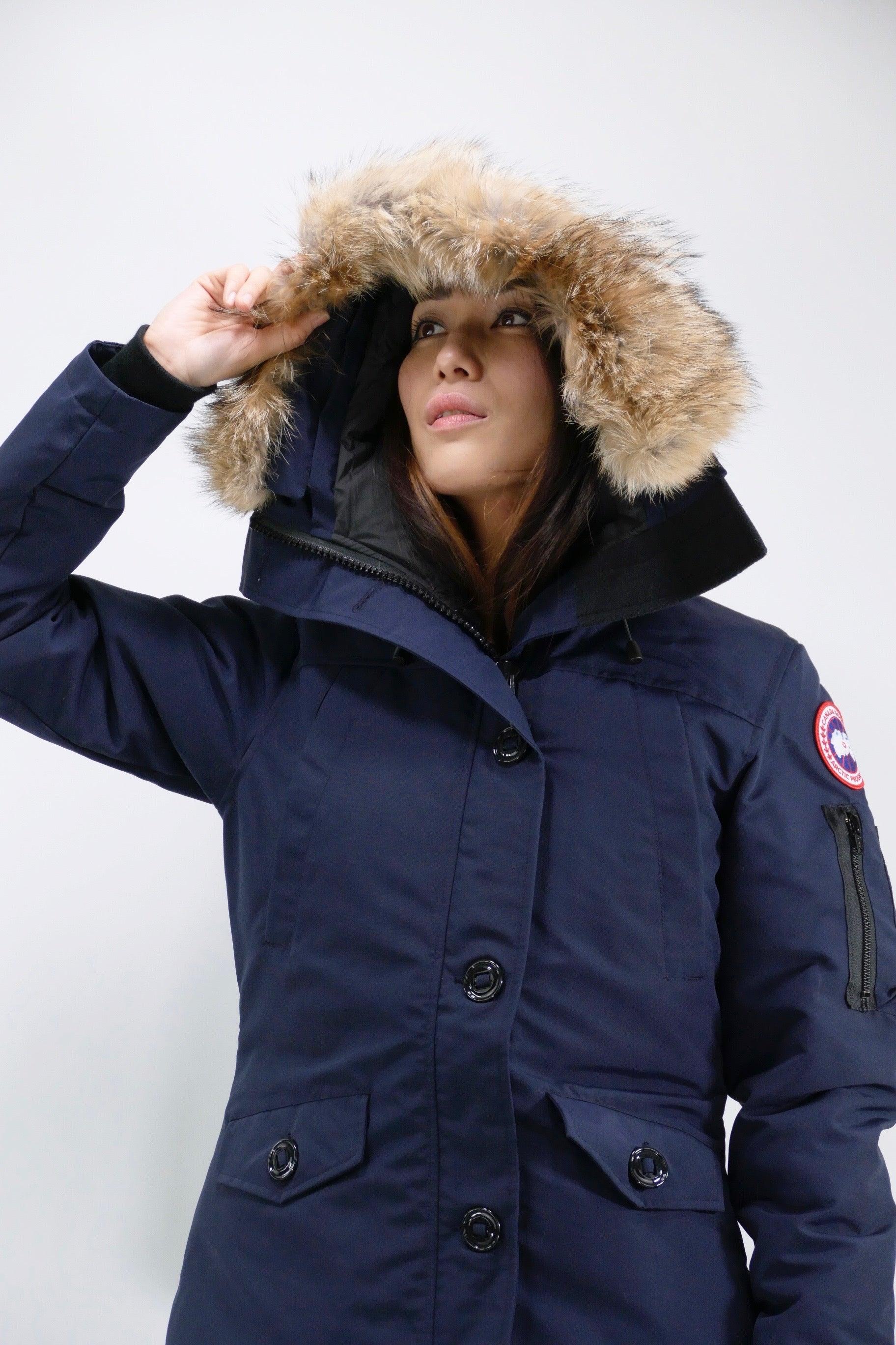 Canada Goose Womens Down *Parka Montebello  - Atlantic Navy - Image 6