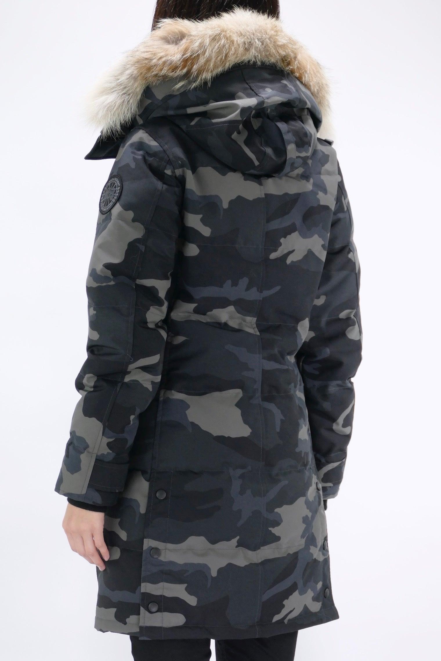 Canada Goose Womens Down *Parka Shelburne Black Label - Black Classic Camo - Image 3
