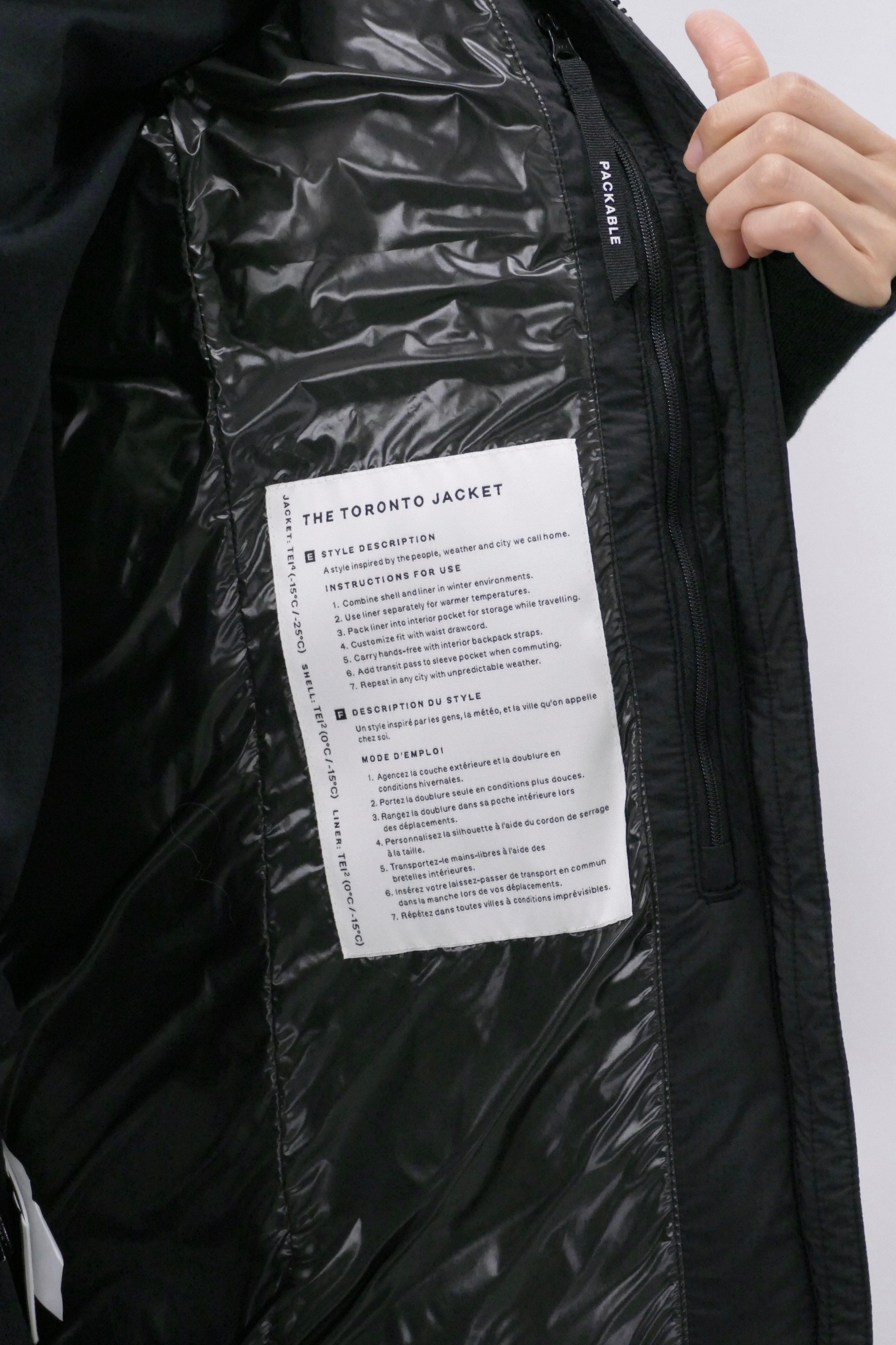 Canada Goose Womens Jacket Toronto - White Black - Image 14