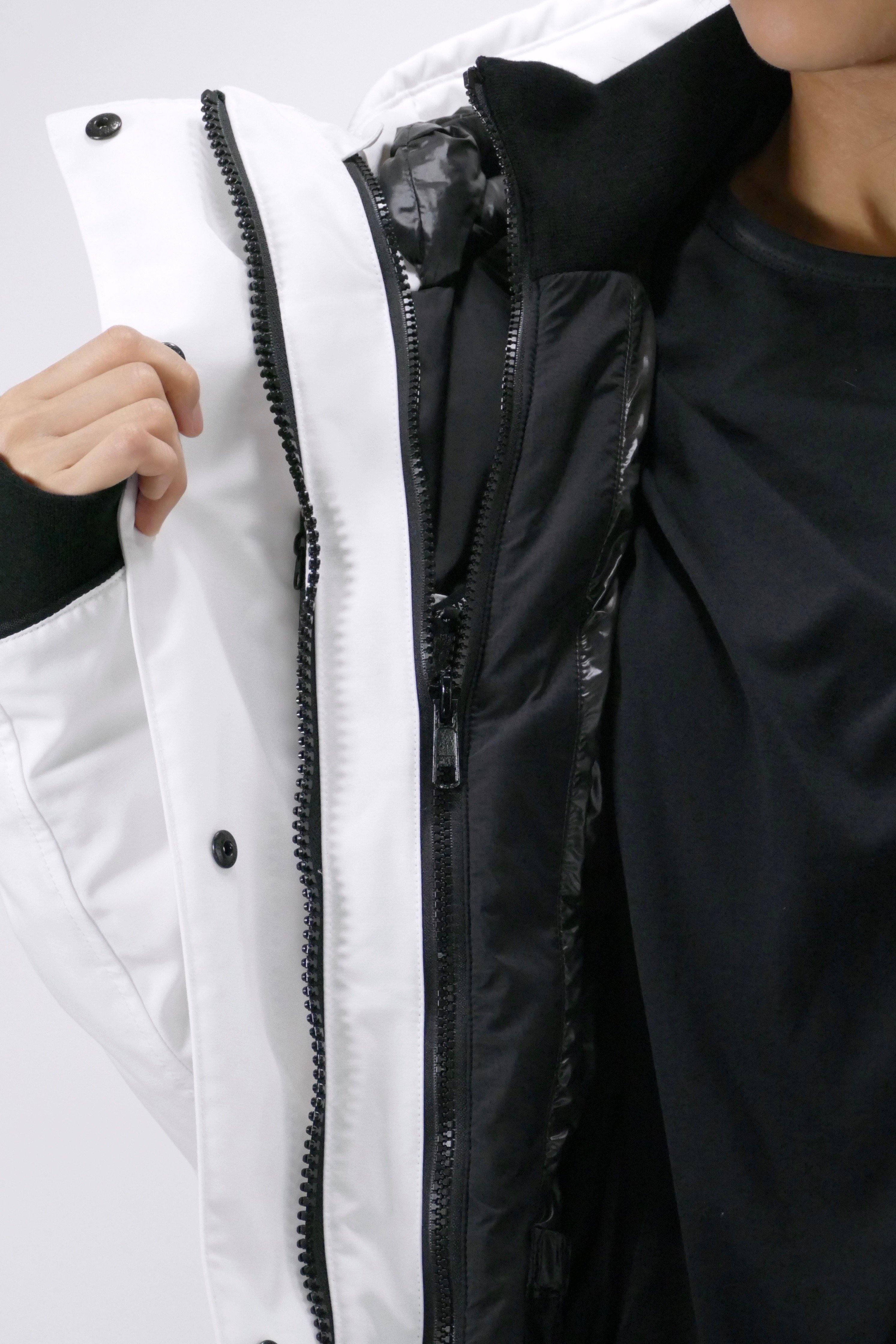 Canada Goose Womens Jacket Toronto - White Black - Image 8