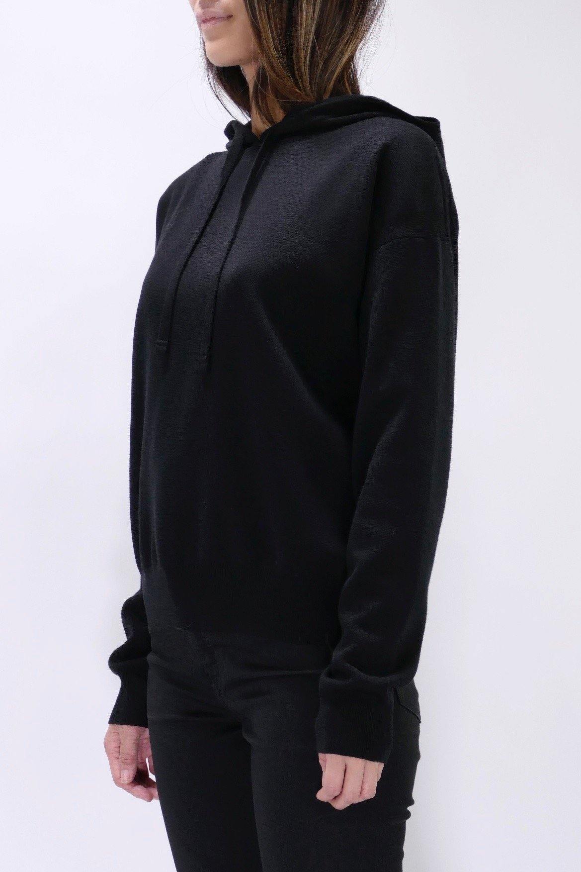 Canada Goose Womens Knit Hoody Belleville  - Black - Image 3