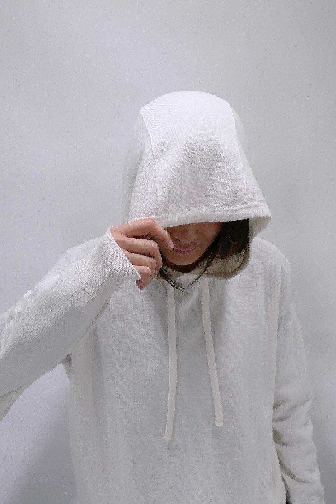 Canada Goose Womens Knit Hoody Belleville  - Cotton Grass - Image 5
