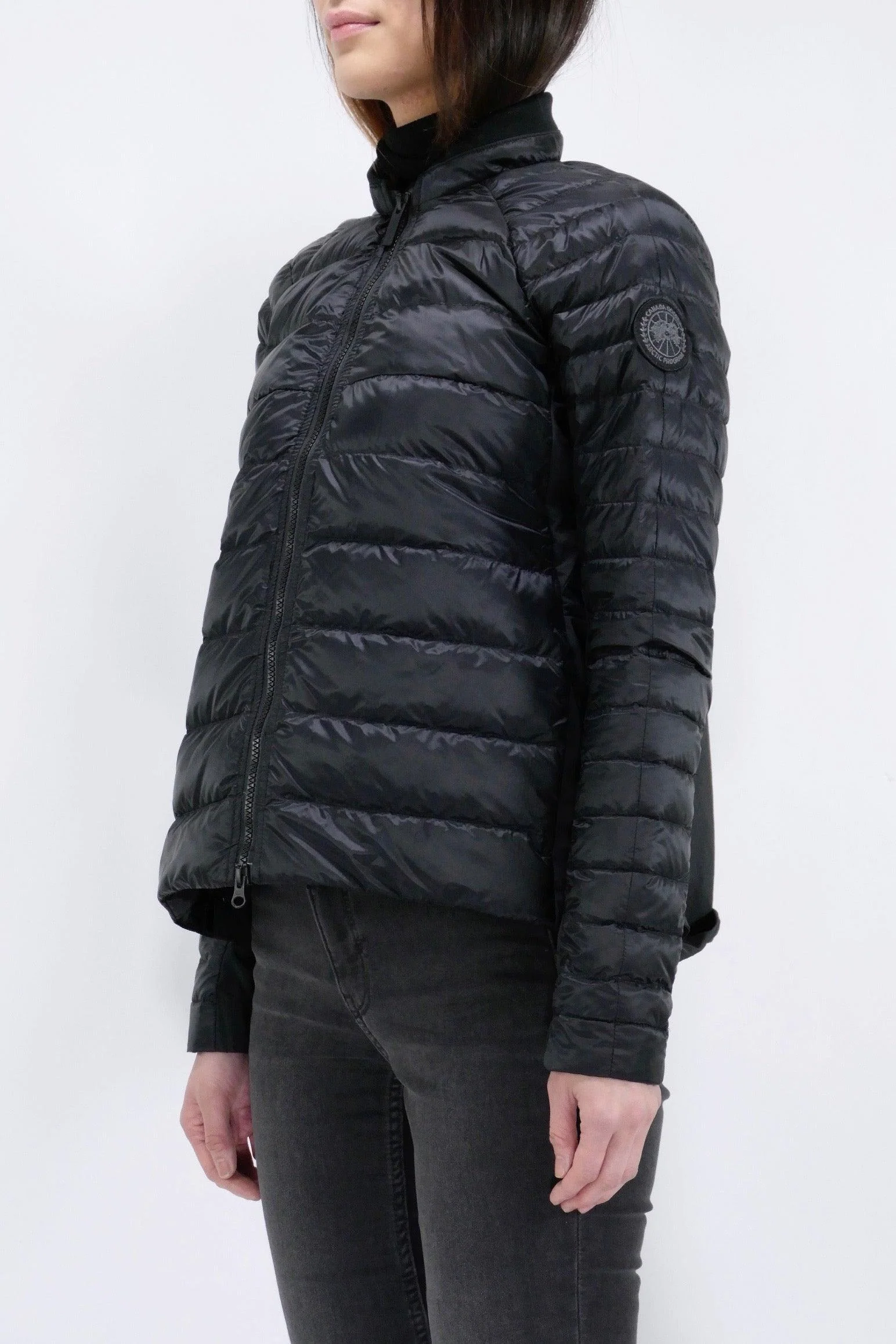 Canada Goose Womens Lite Jacket Roncy Black Label - Black - Image 3