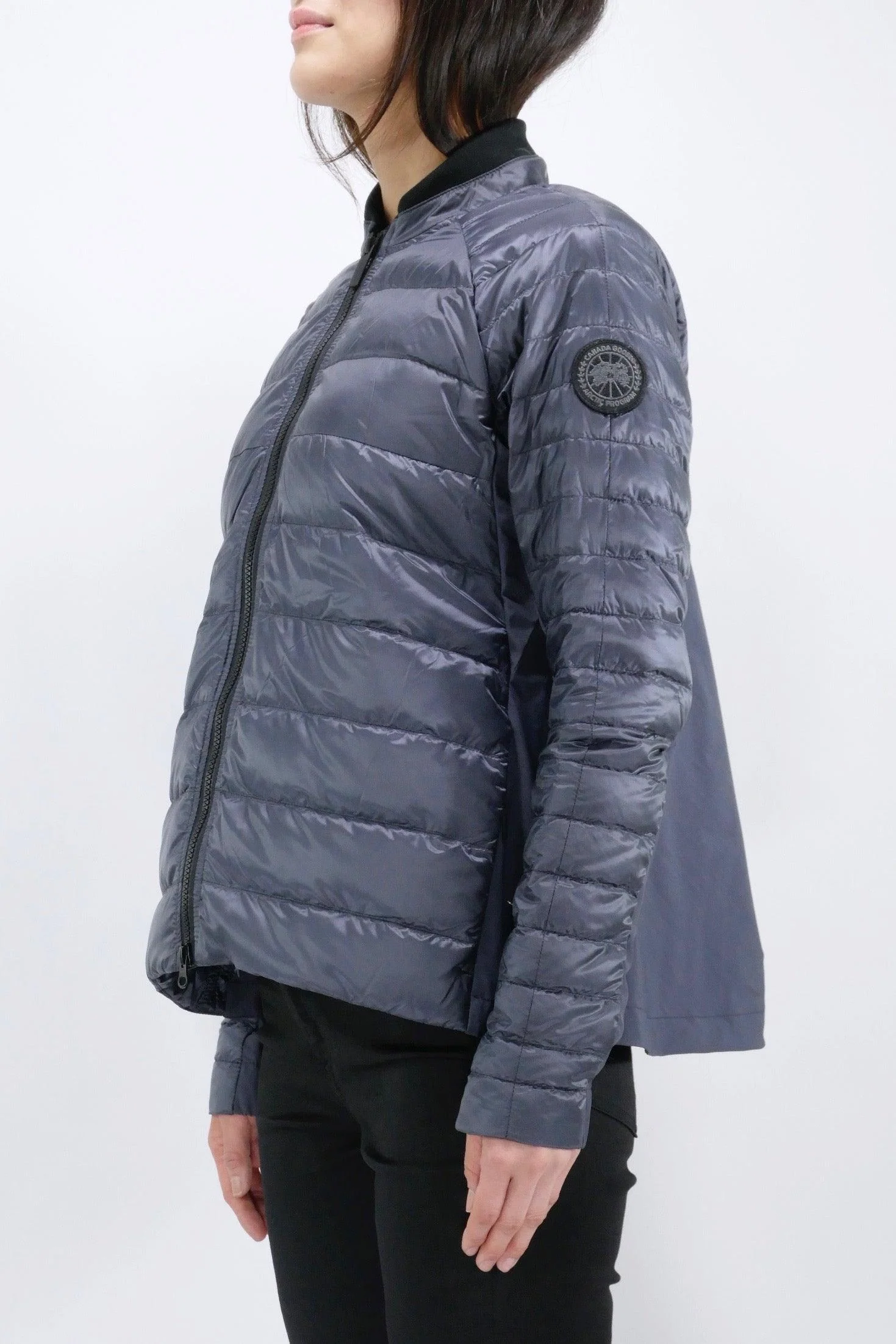 Canada Goose Womens Lite Jacket Roncy Black Label - Titanium - Image 3