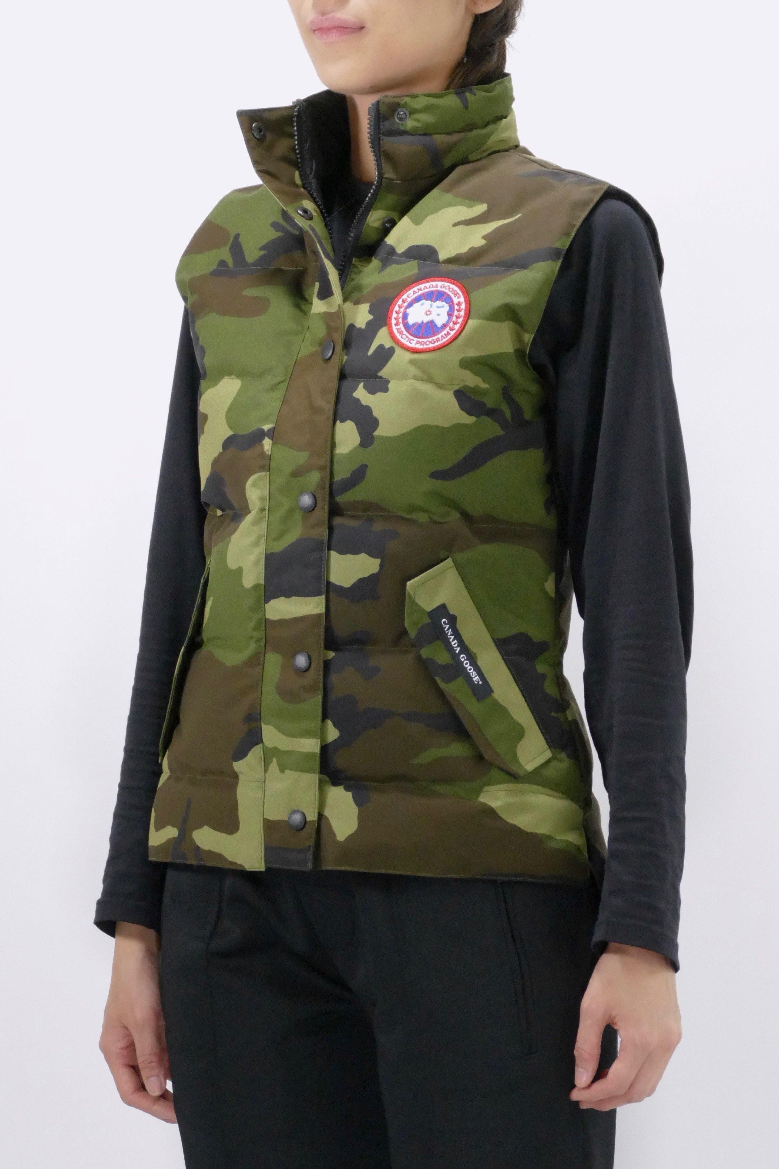 Canada Goose Womens Lite Vest Freestyle Heritage  - Classic Camo - Image 3