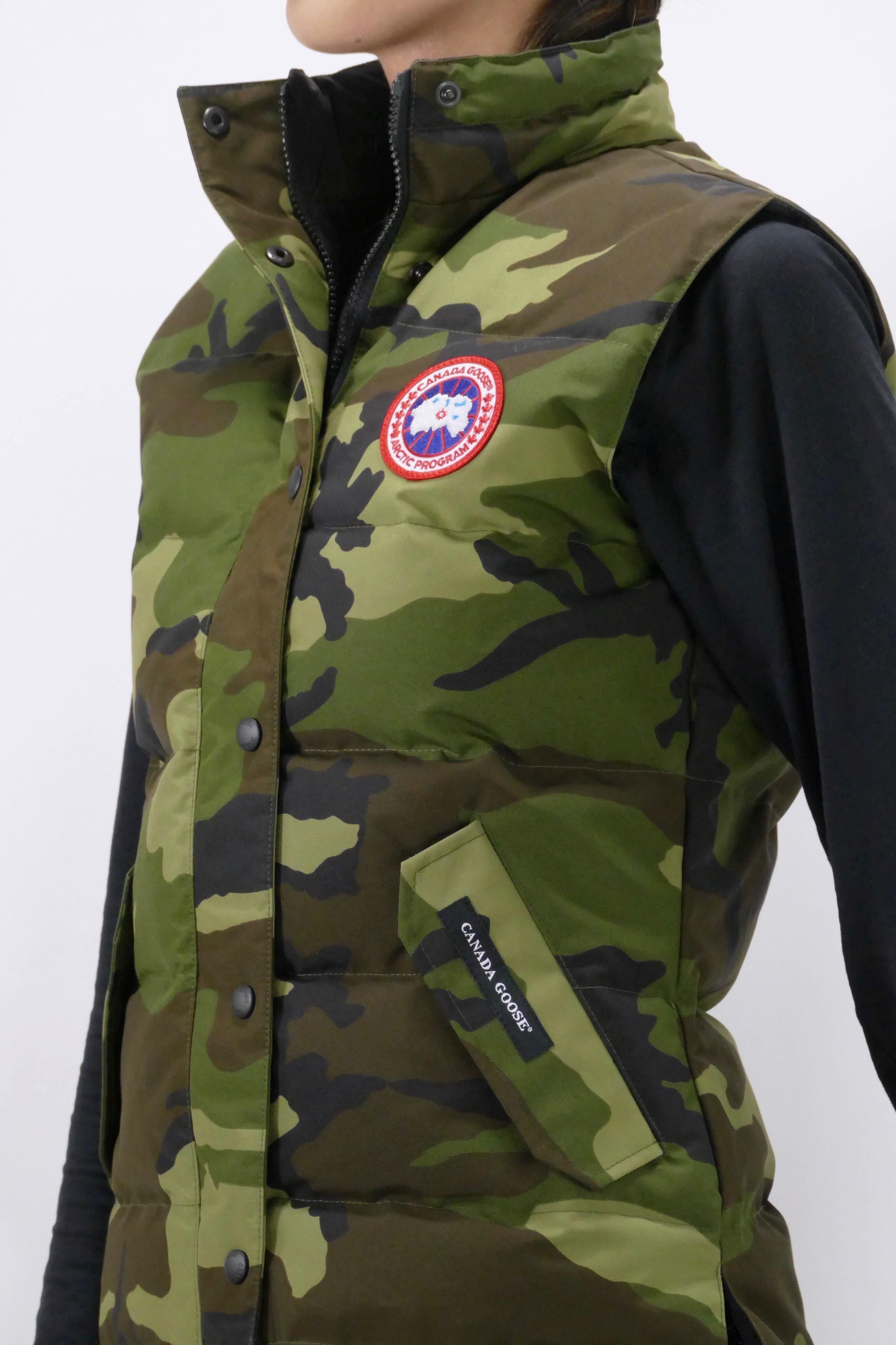 Canada Goose Womens Lite Vest Freestyle Heritage  - Classic Camo - Image 4