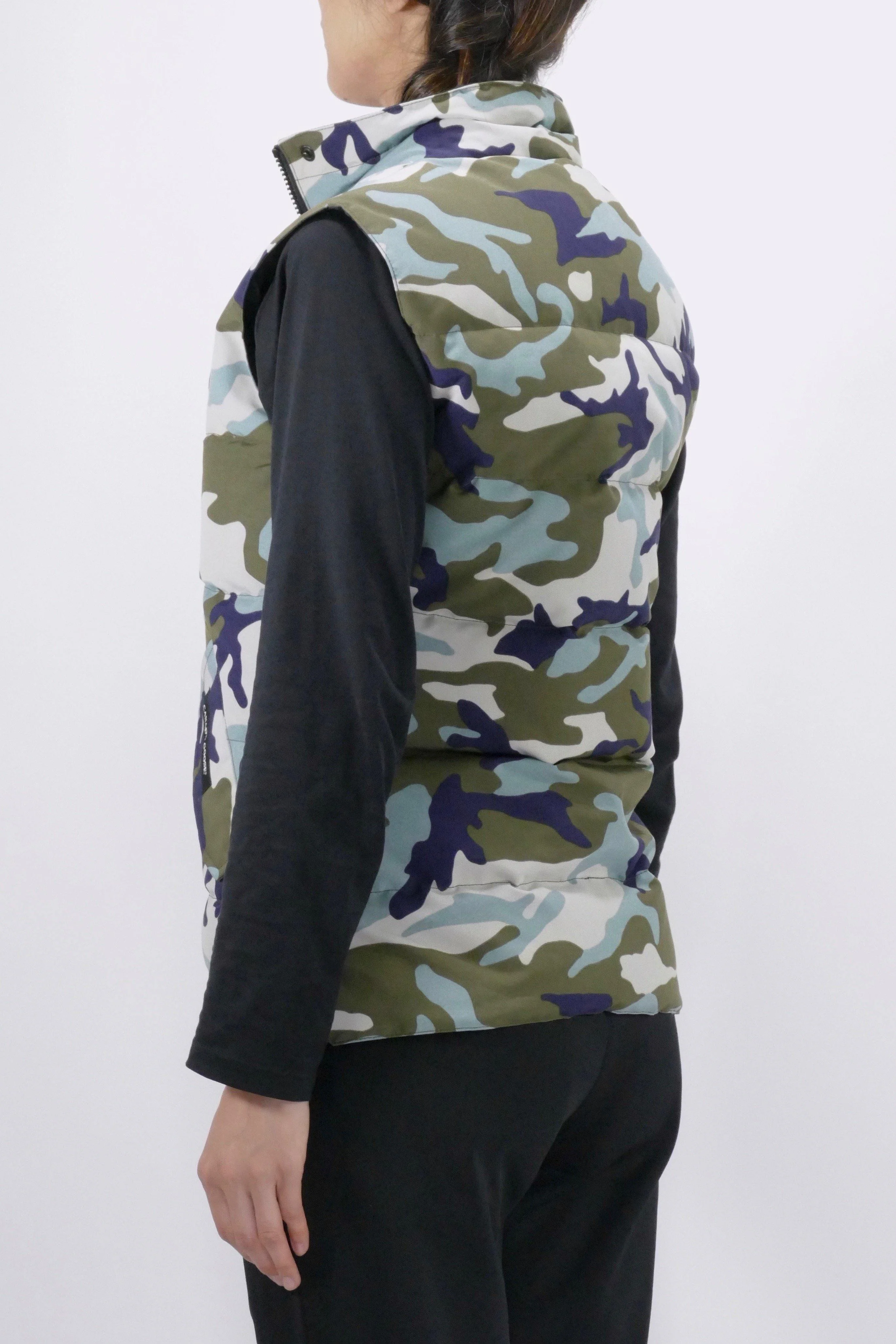 Canada Goose Womens Lite Vest Freestyle Hybridge - Classic Camo Silverbirch - Image 4