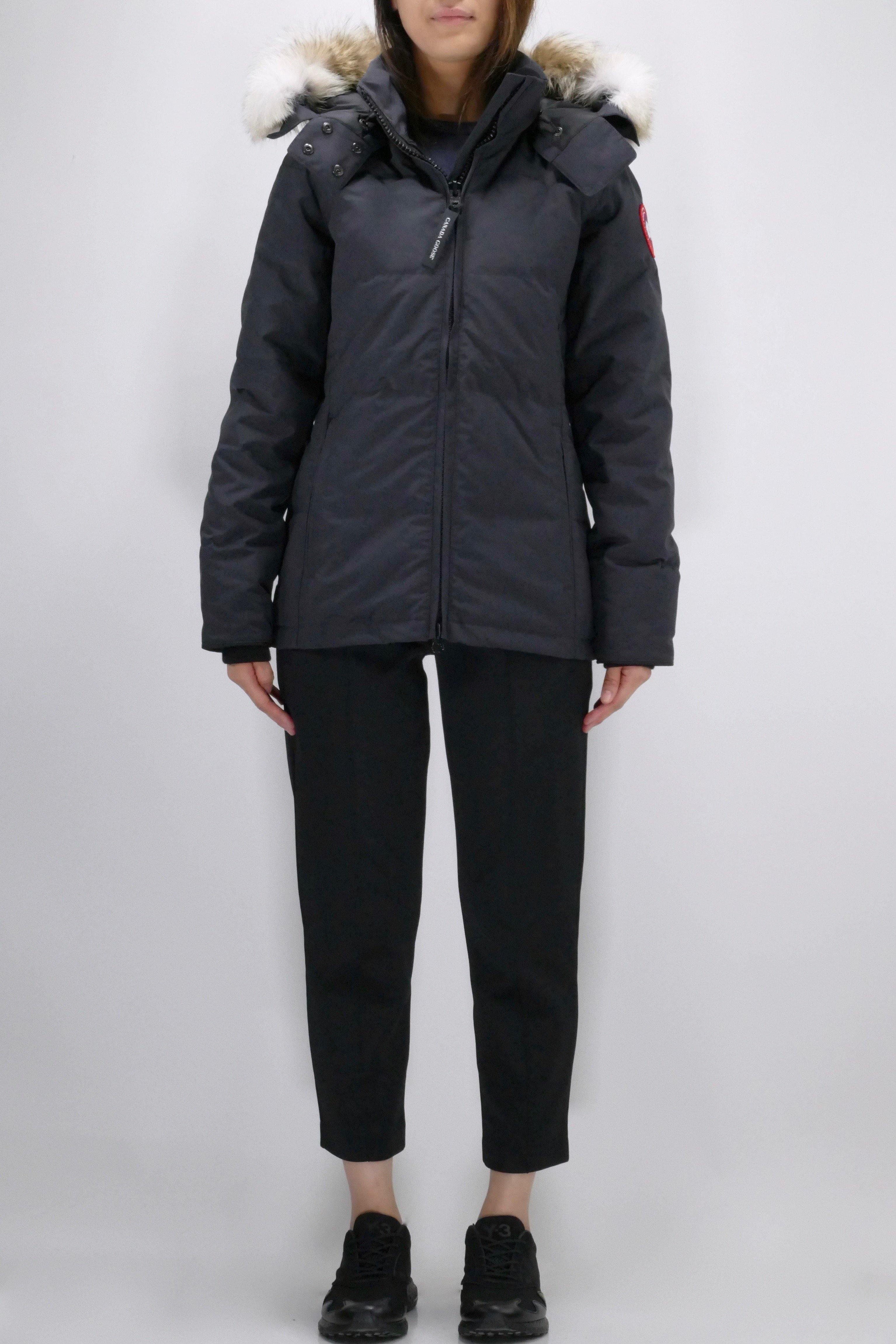 Canada Goose Womens Down *Parka Chelsea  - Navy - Image 7