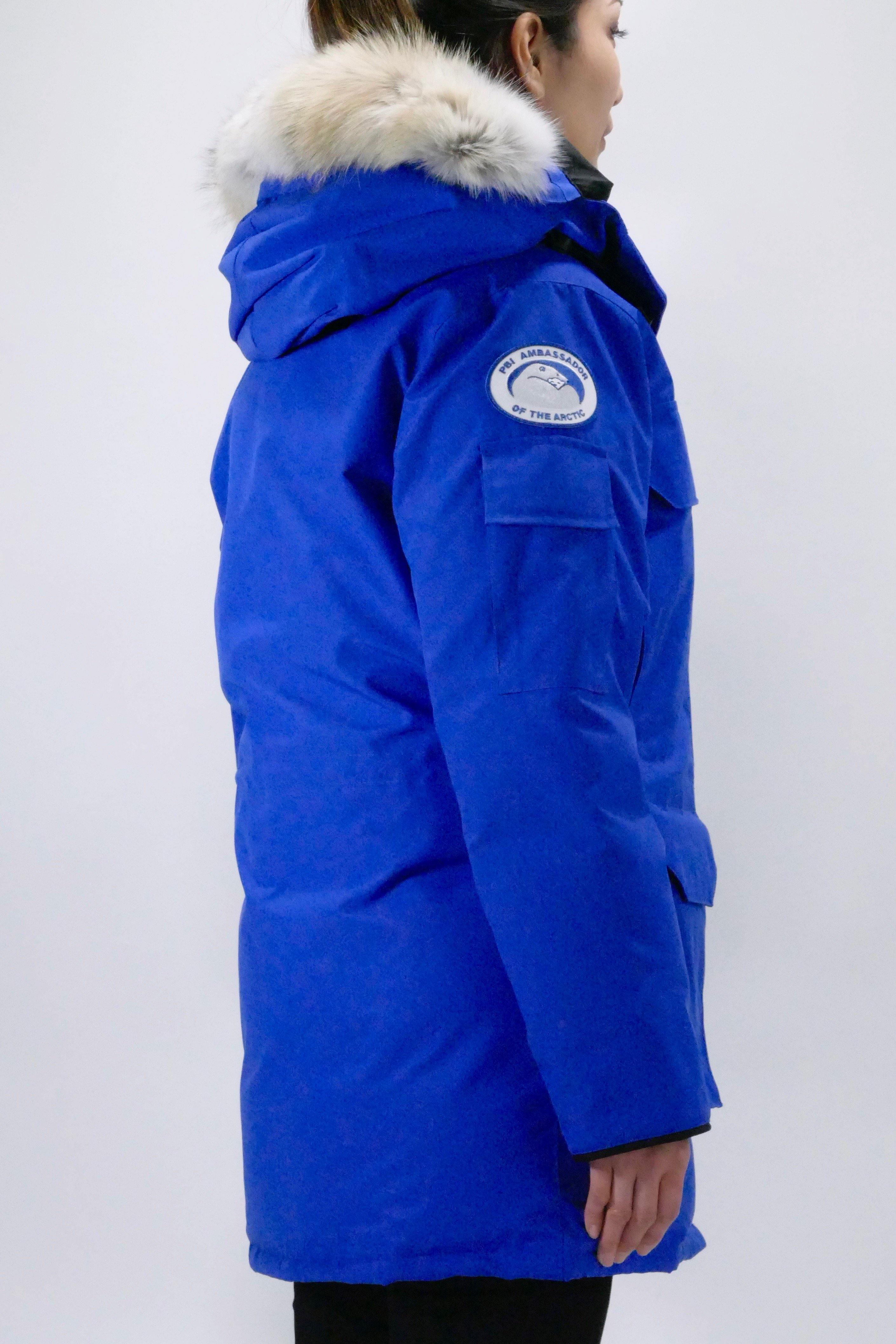 Canada Goose Womens Down *Parka Expedition PBI - Royal Blue - Image 4