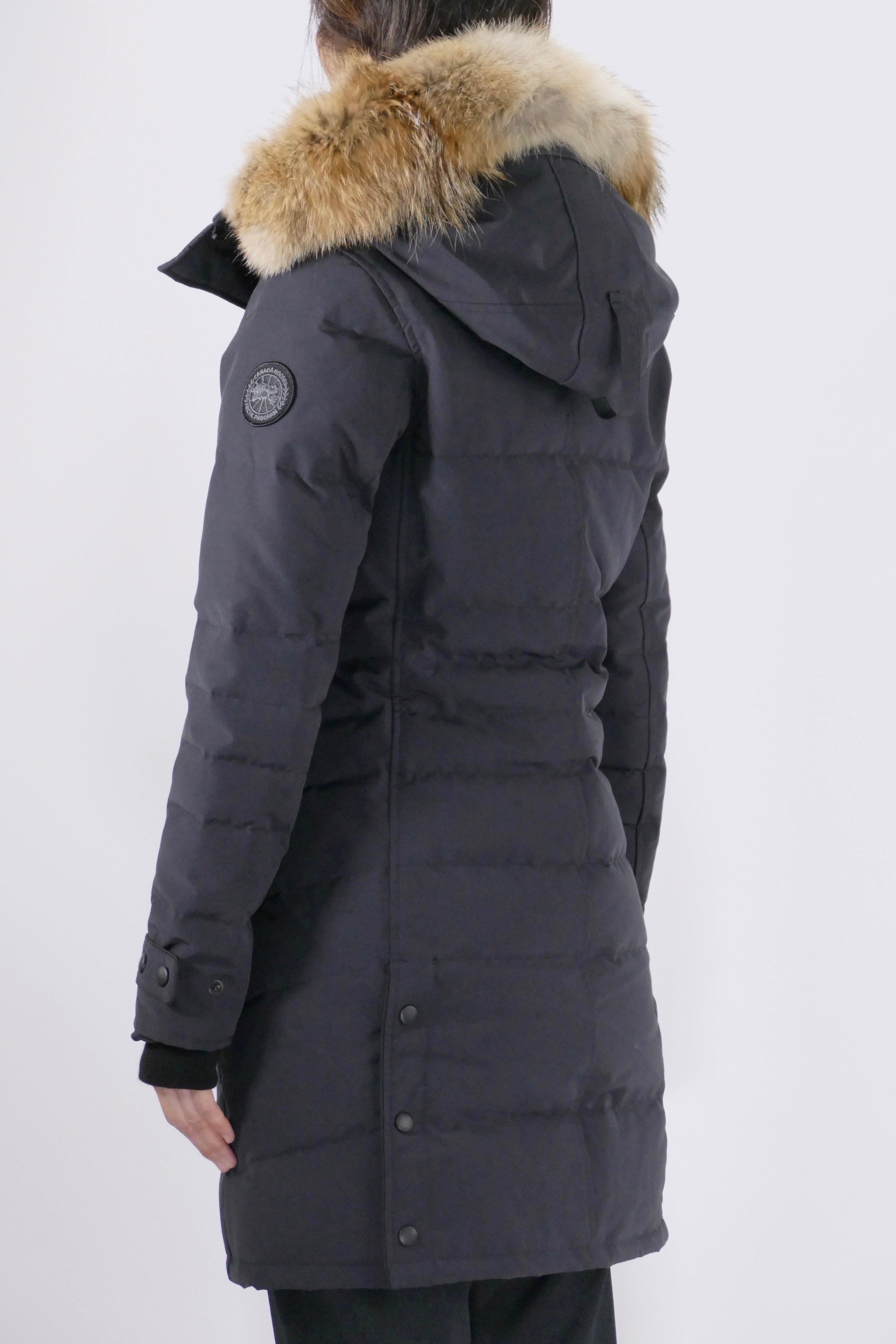 Canada Goose Womens Down *Parka Lorette Black Label - Navy - Image 3