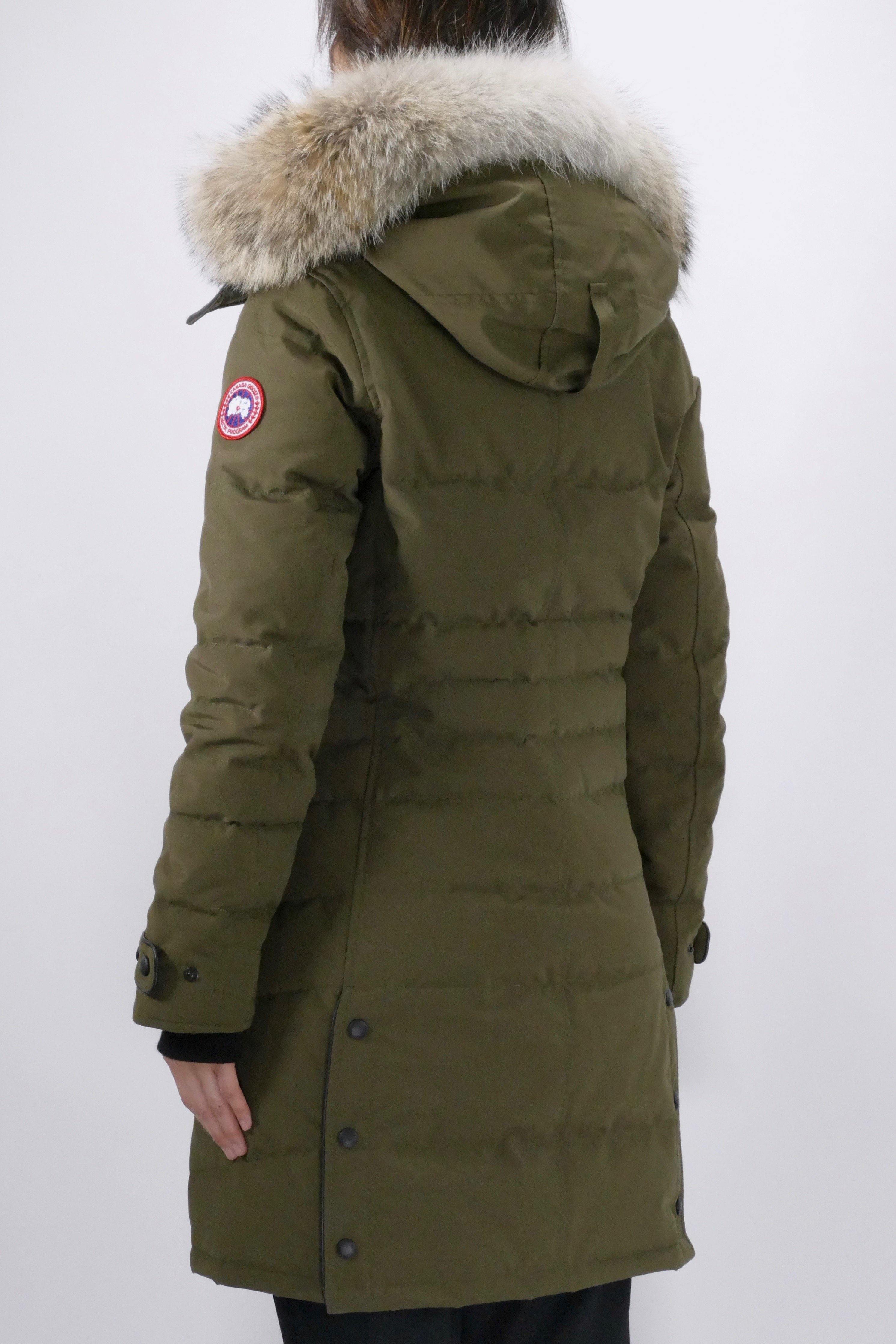 Canada Goose Womens Down *Parka Lorette  - Military Green - Image 3