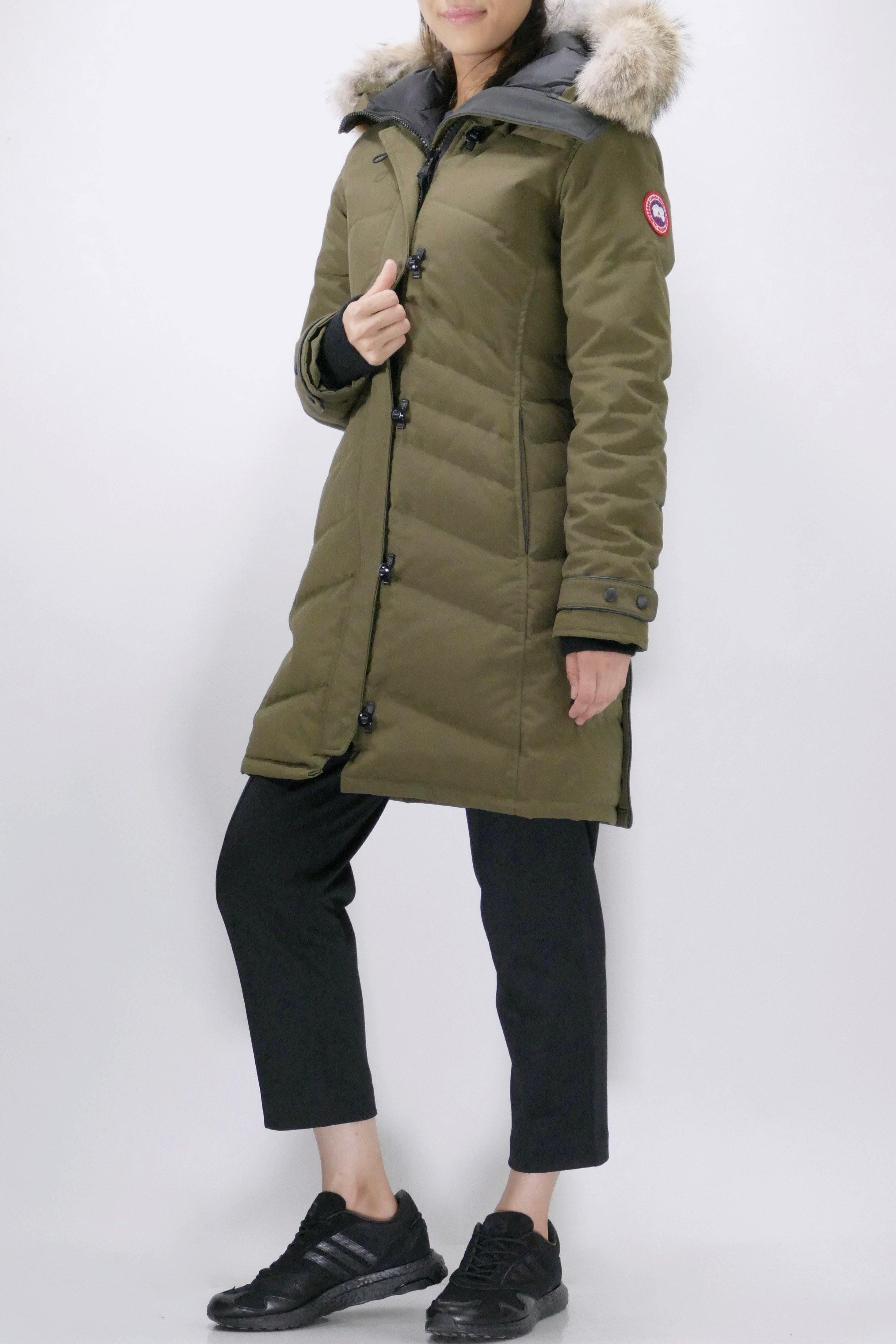 Canada Goose Womens Down *Parka Lorette  - Military Green - Image 4