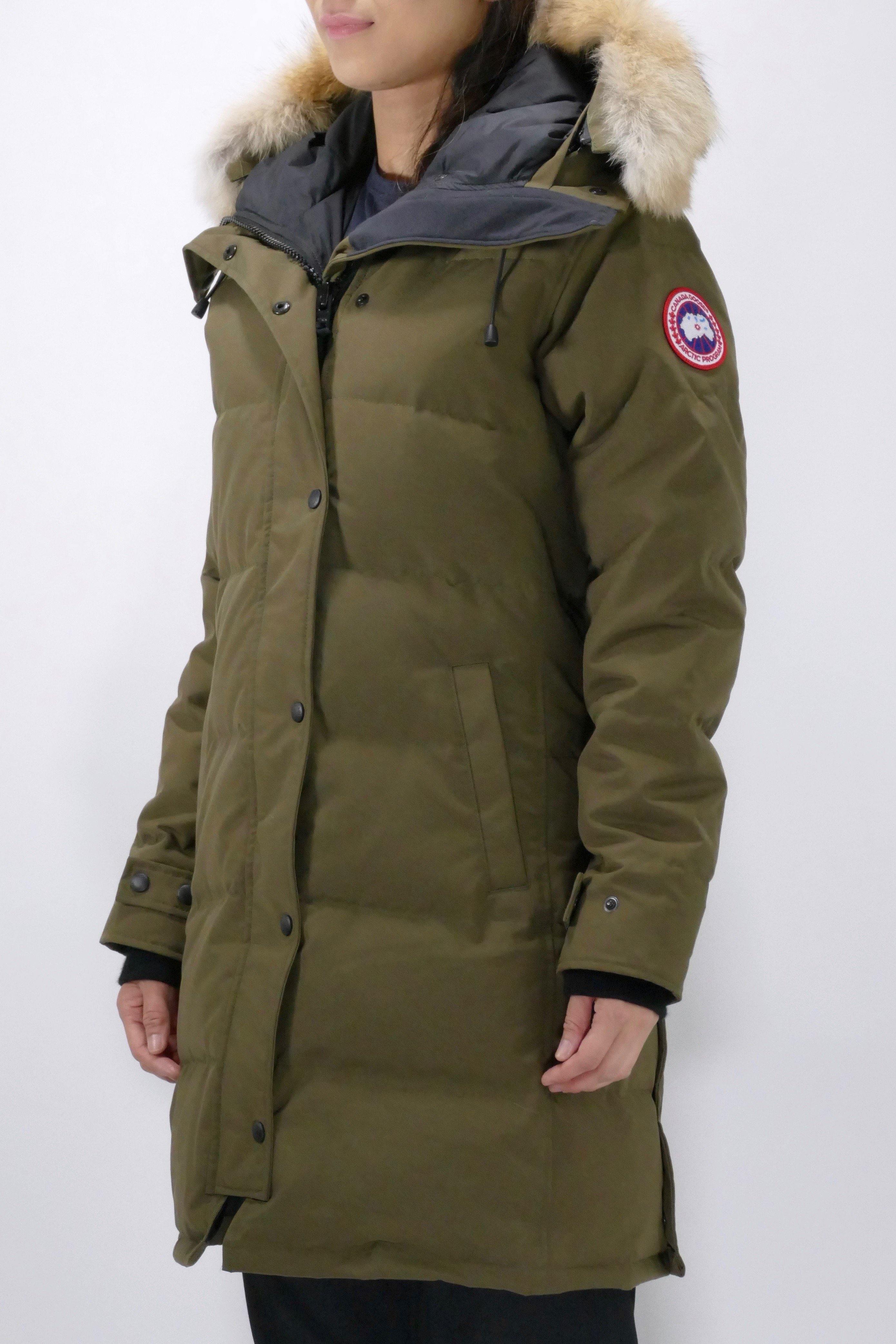Canada Goose Womens Down *Parka Shelburne  - Military Green - Image 3