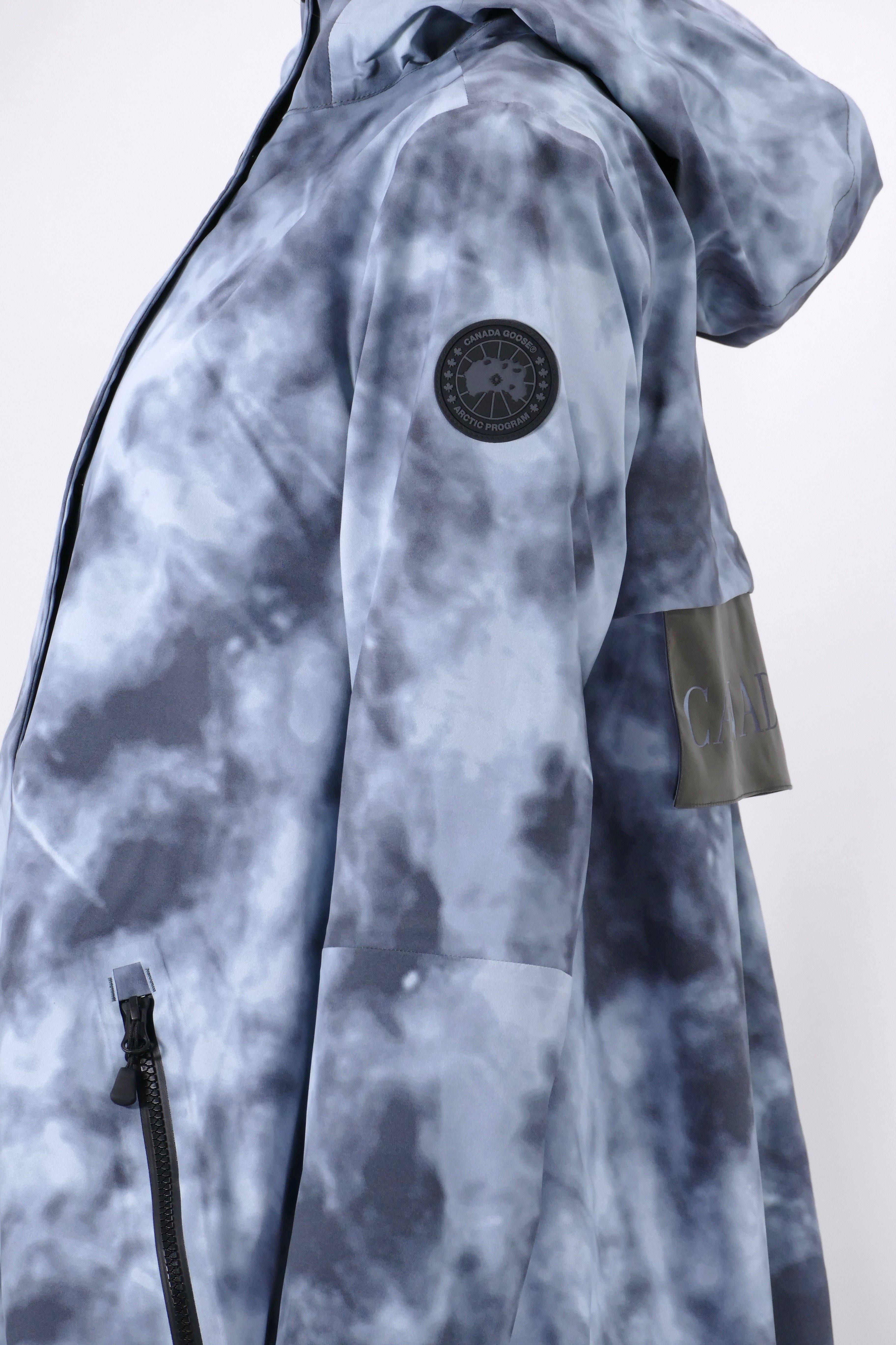 Canada Goose Womens Rain Jacket Black Label Kitsilano - Haze Print - Image 5