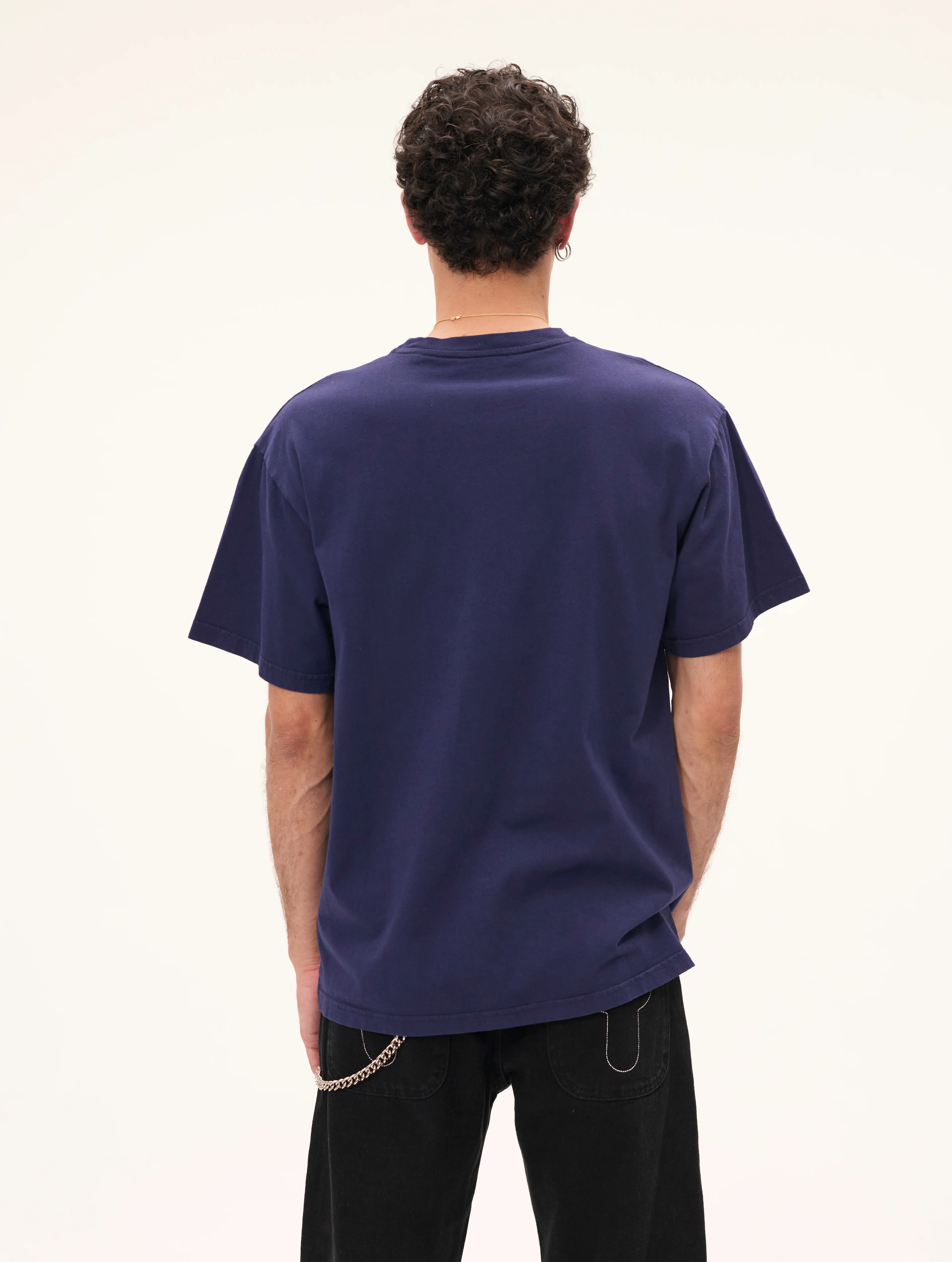 Carne Bollente Benefits with Friends Tee - Navy - Image 3