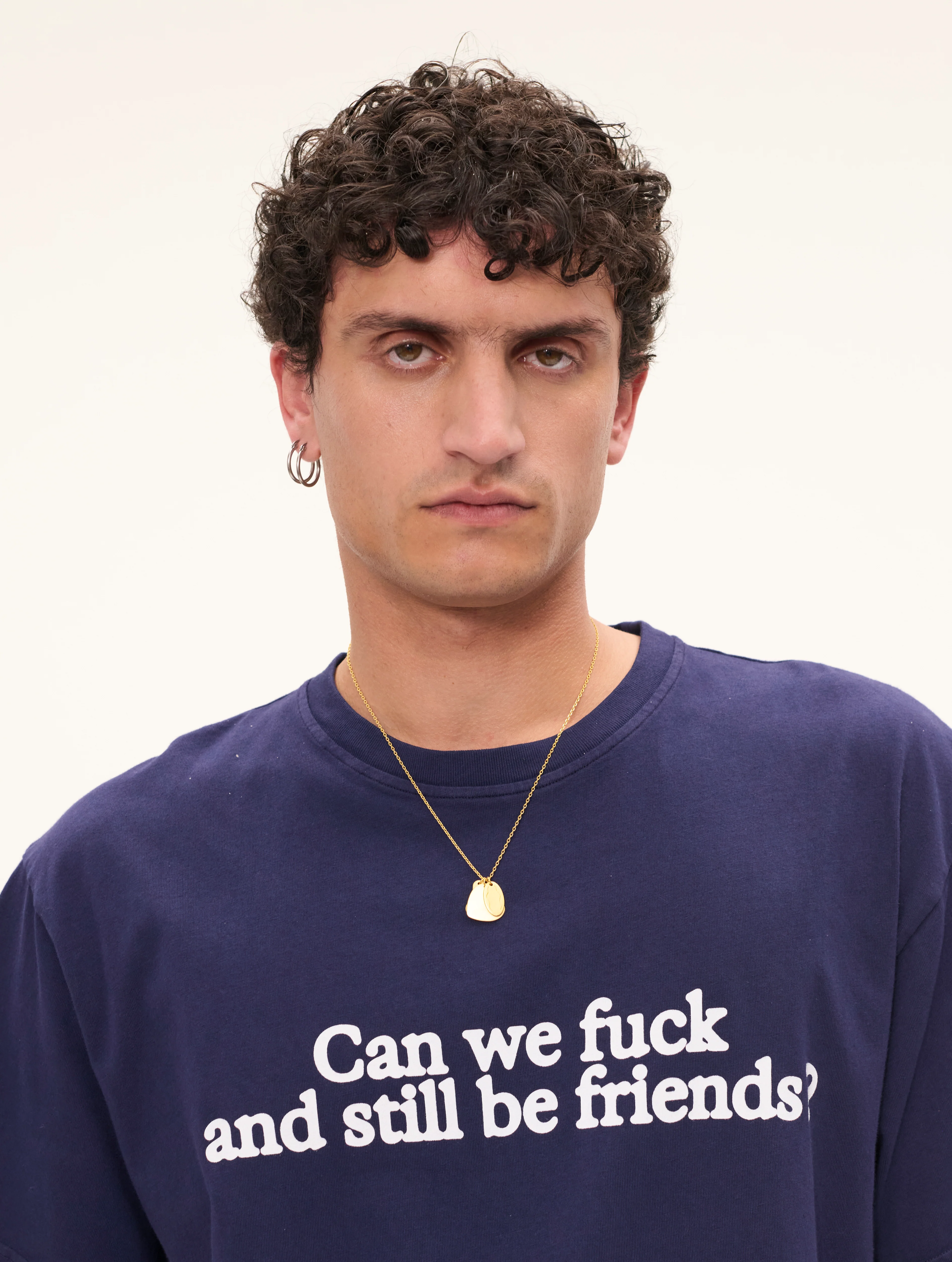 Carne Bollente Benefits with Friends Tee - Navy - Image 4