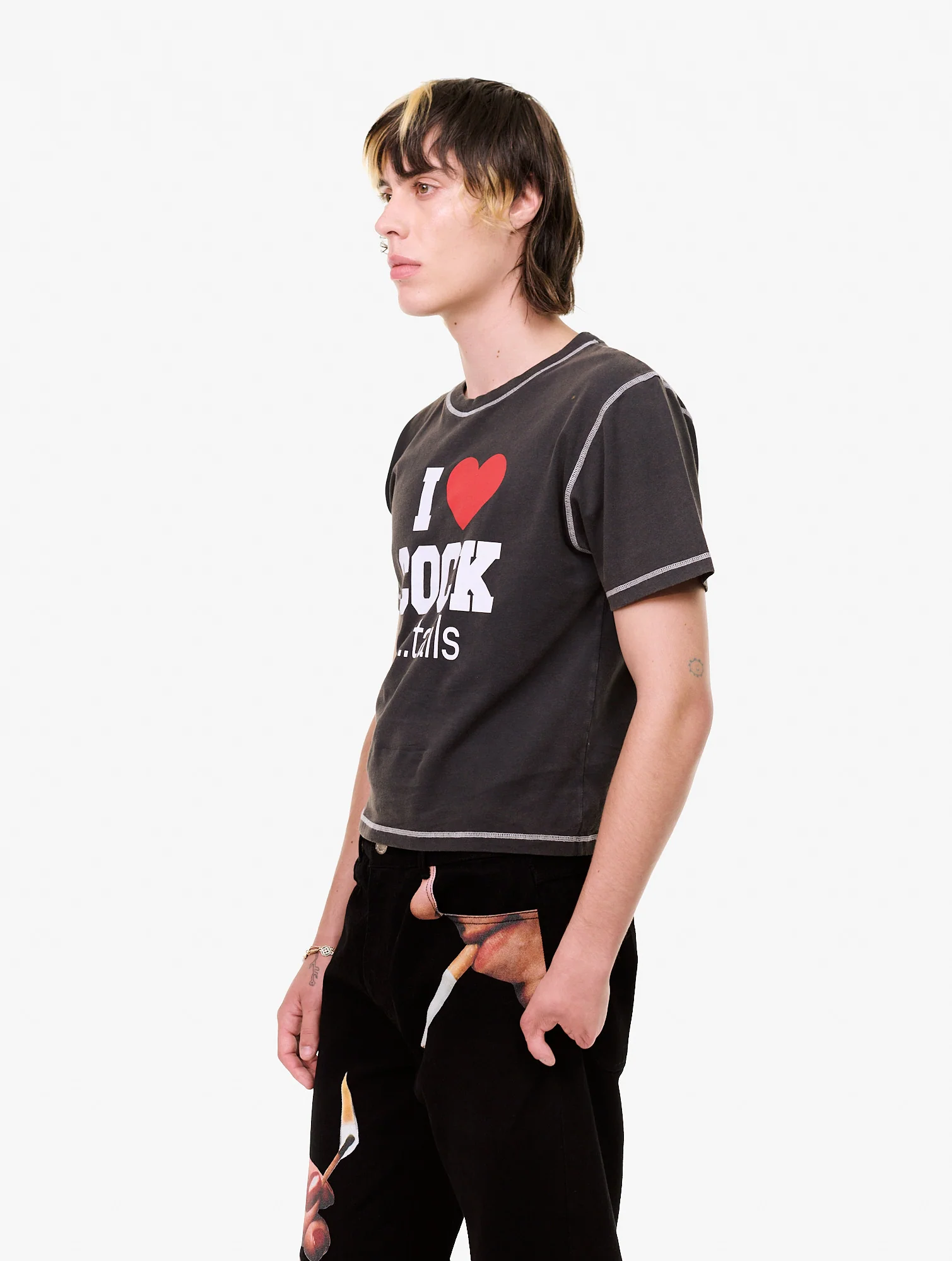 Carne Bollente Big Tipper Baby Tee - Black - Image 2