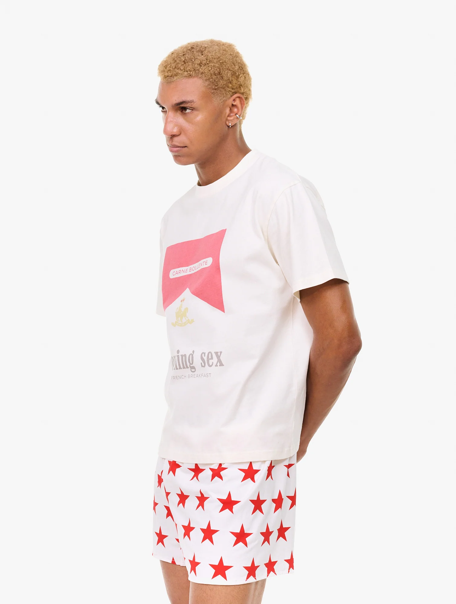 Carne Bollente Breakfast in Bed Tee - White - Image 2