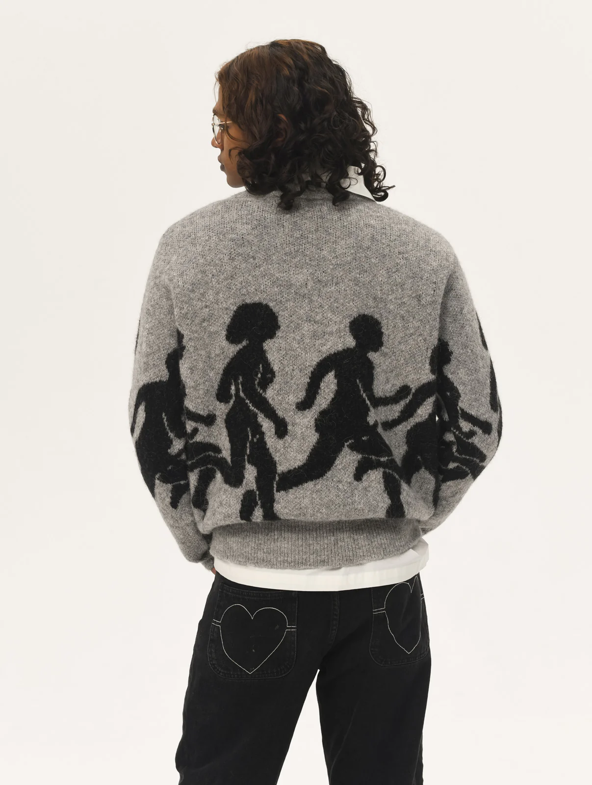 Carne Bollente The Long Run Sweater - Grey - Image 3