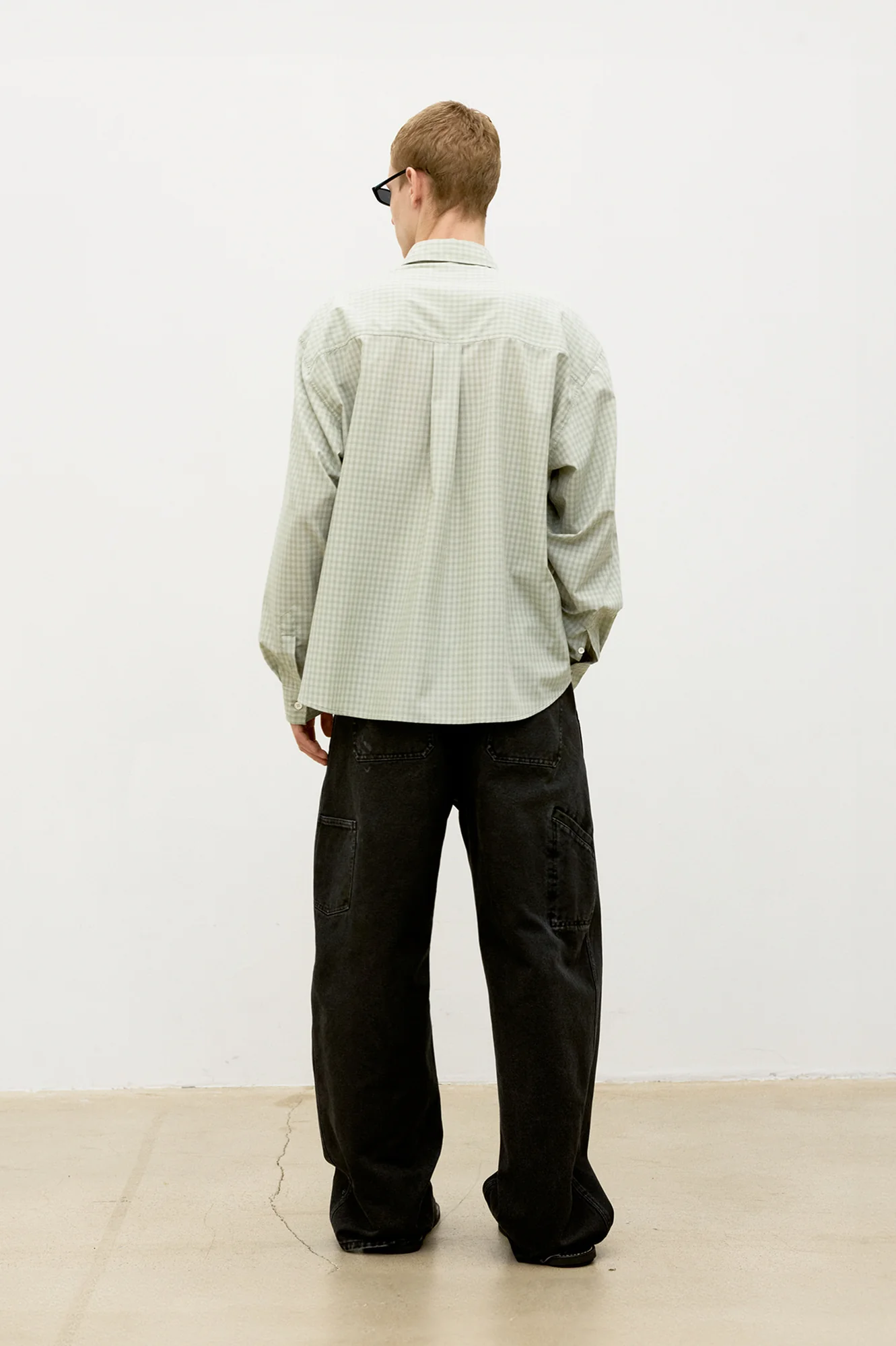 COOR Over Dyed Painter Pants - Black - Image 3