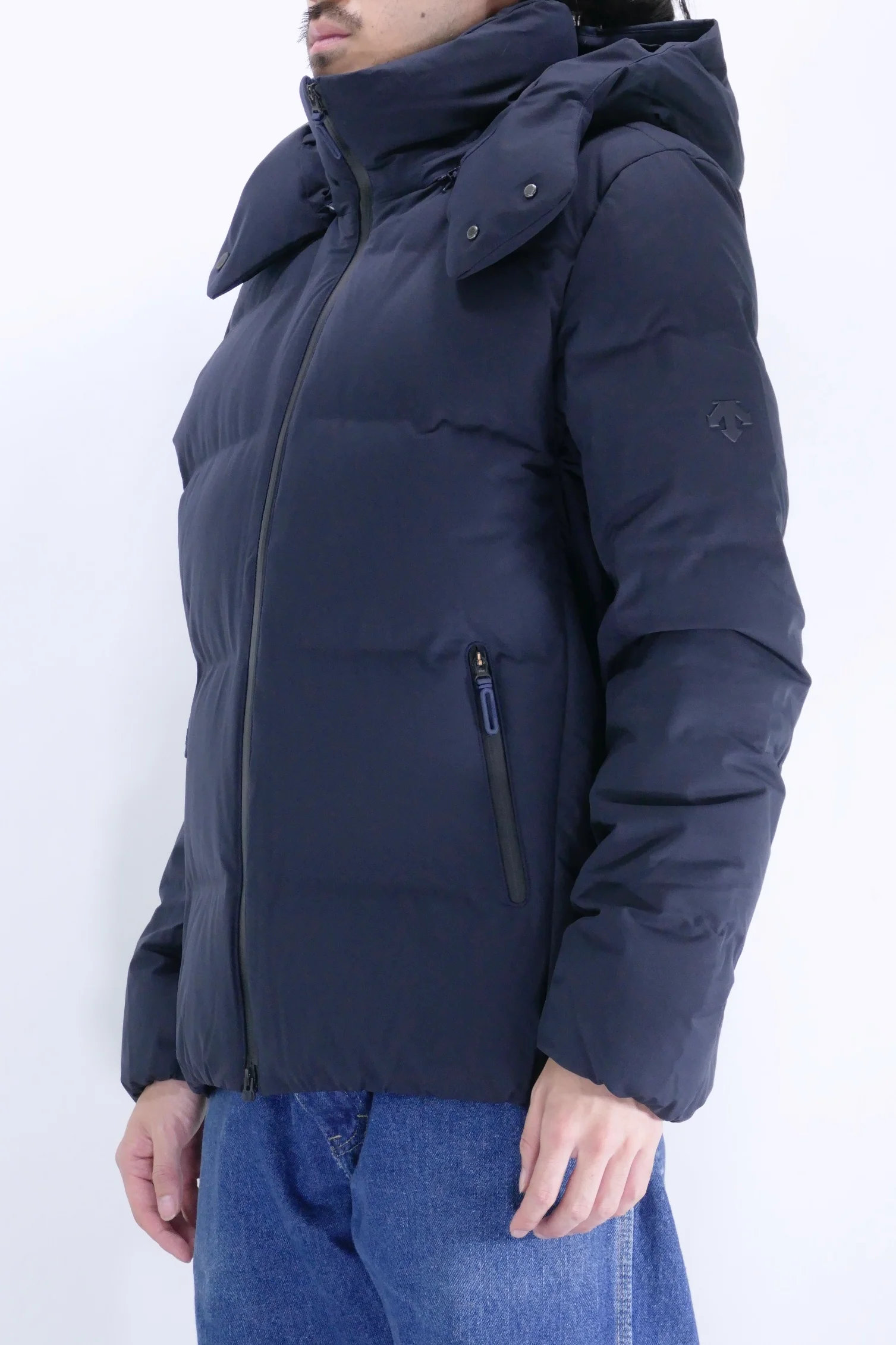 Descente Mens Down Jacket Anchor - Navy - Image 2
