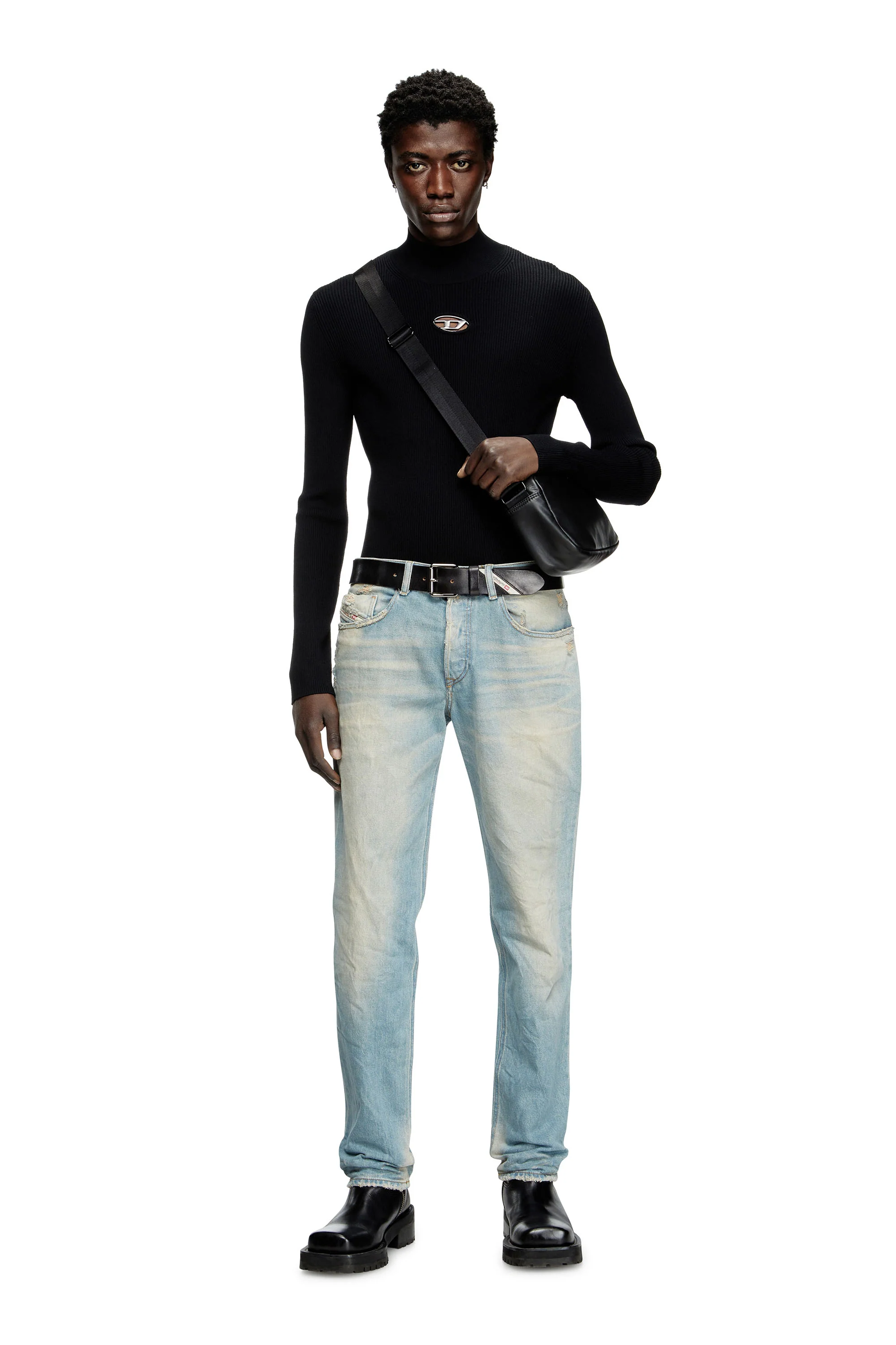 DIESEL 2023 D-Finitive Jeans - Light Blue - Image 4