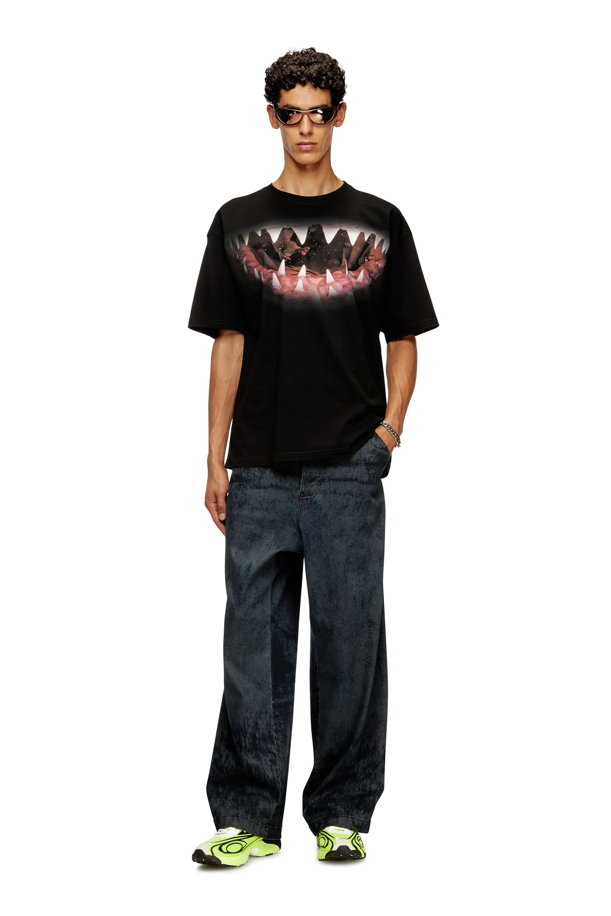 DIESEL T-Boxt-T21 Tee - Black - Image 3