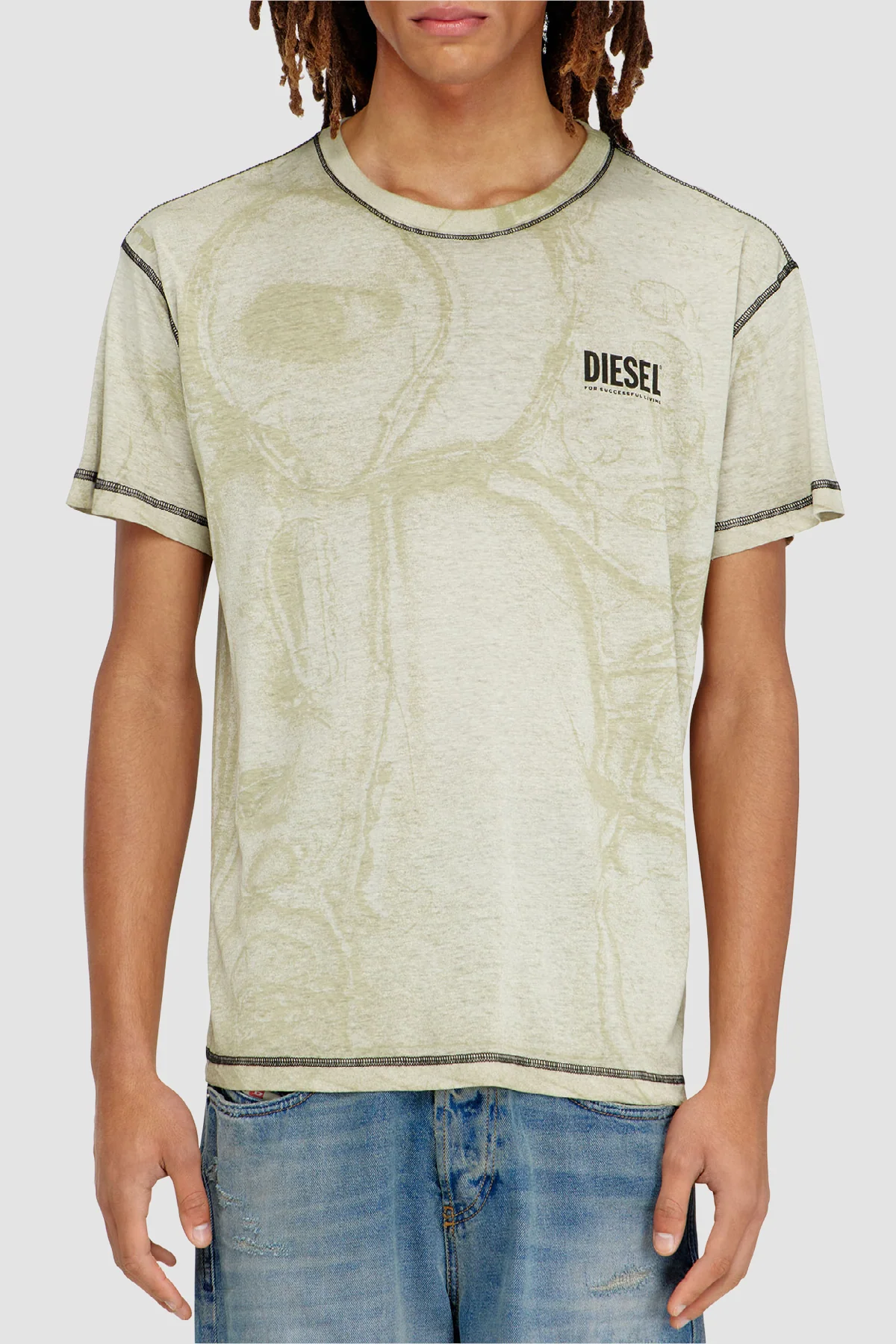DIESEL T-Norm-V15 Tee - Green