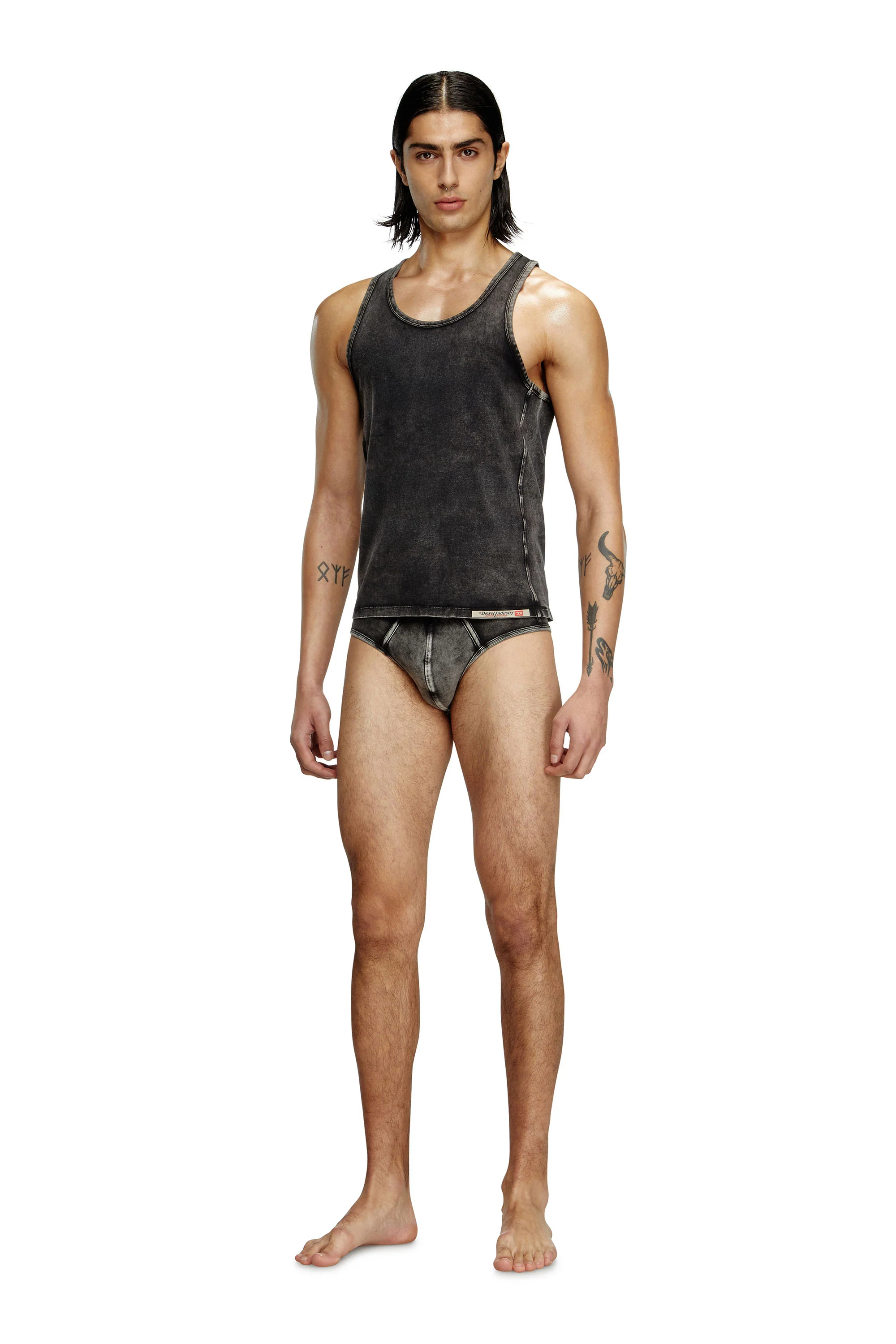 DIESEL Walty-Dnm Tank - Black - Image 3