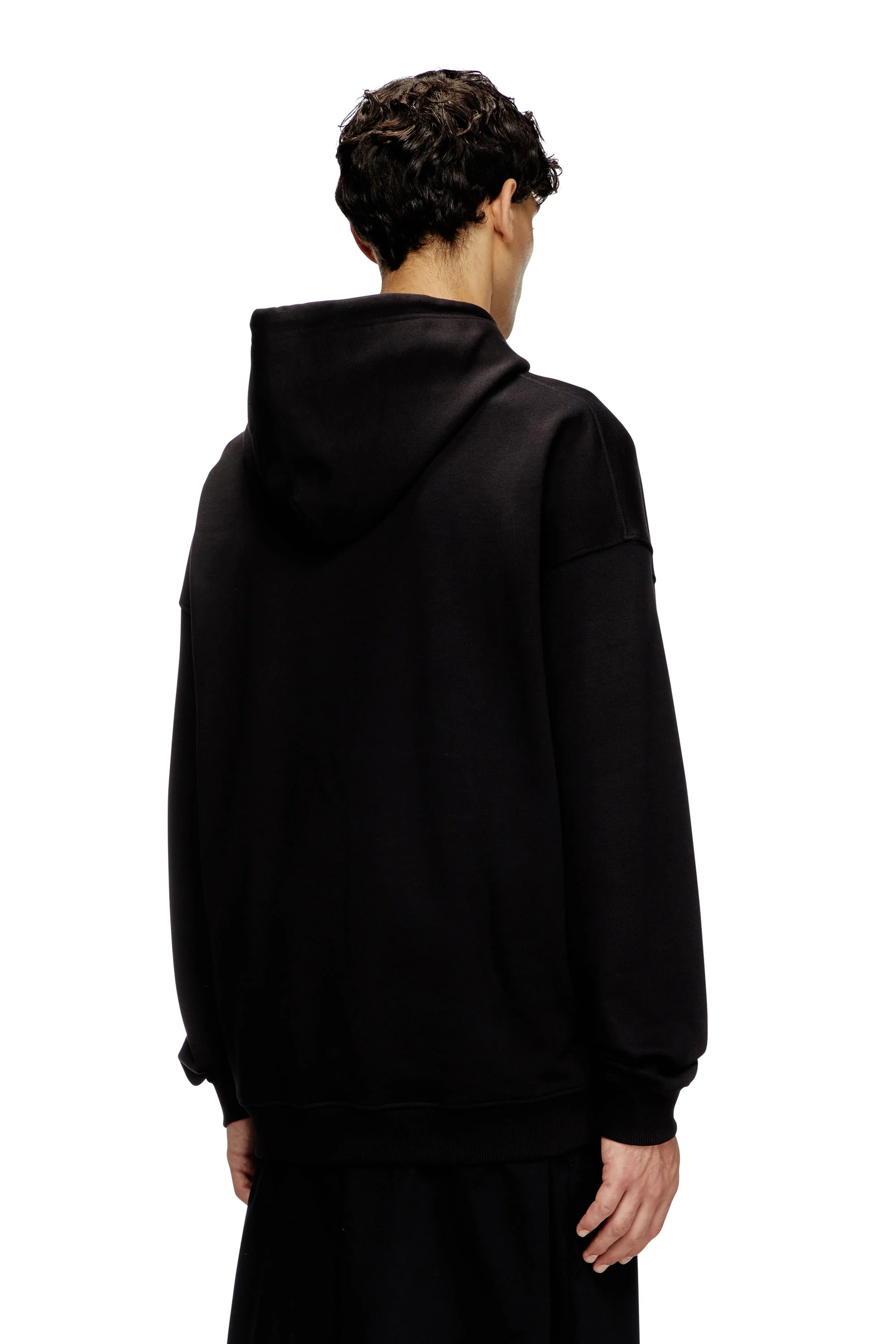 DIESEL S-ummer-Bigoval Hoodie - Black - Image 2