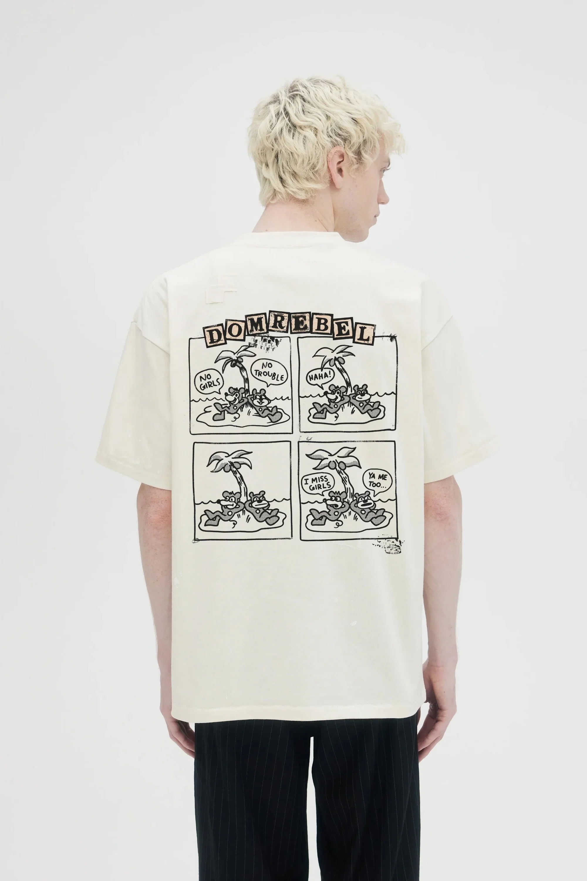 DOMREBEL Girlies Tee - White - Image 2