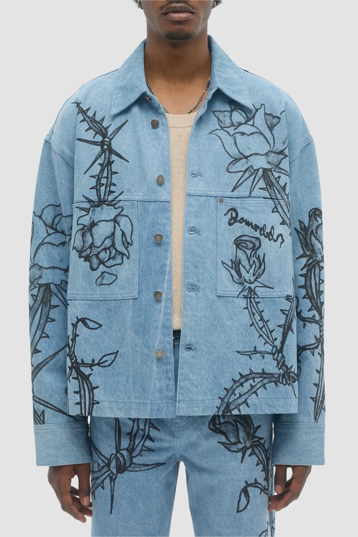 DOMREBEL Inked Jacket - Denim