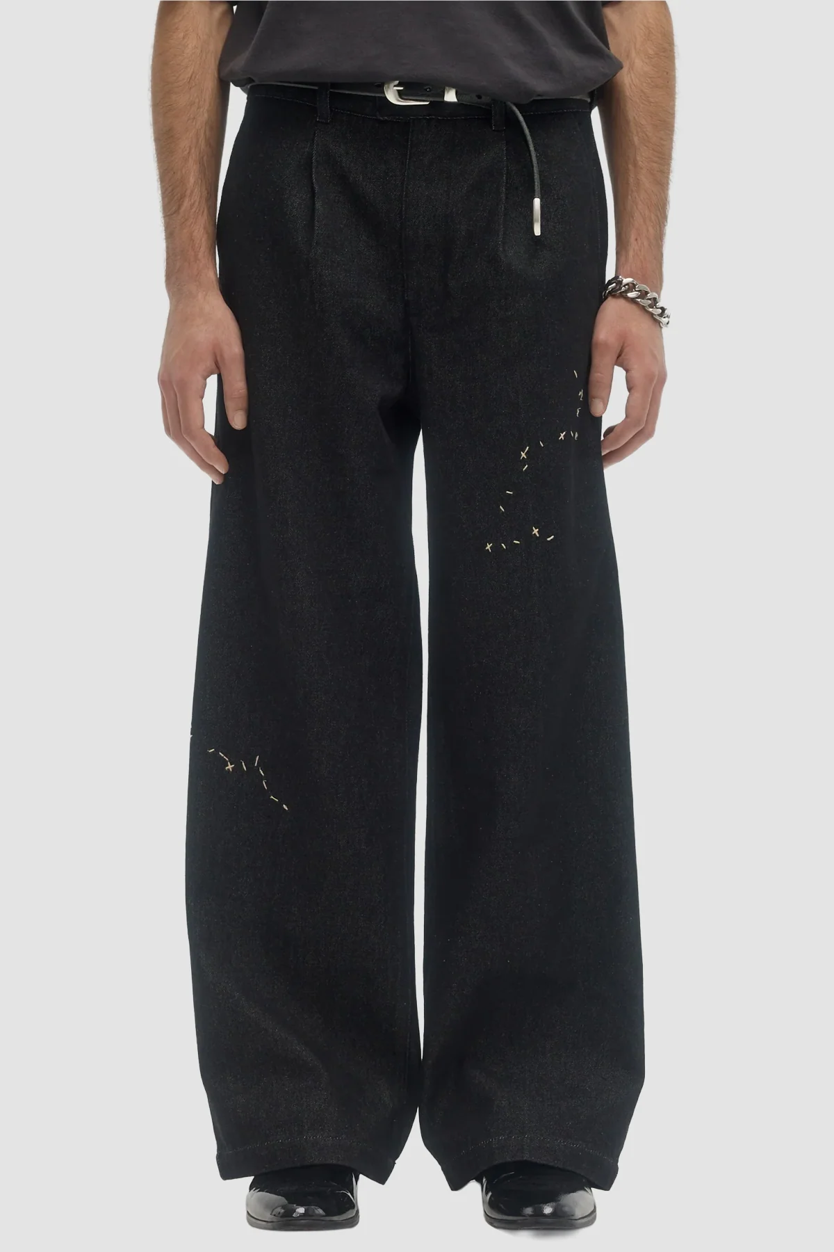 DOMREBEL Lazy Jeans - Faded Black