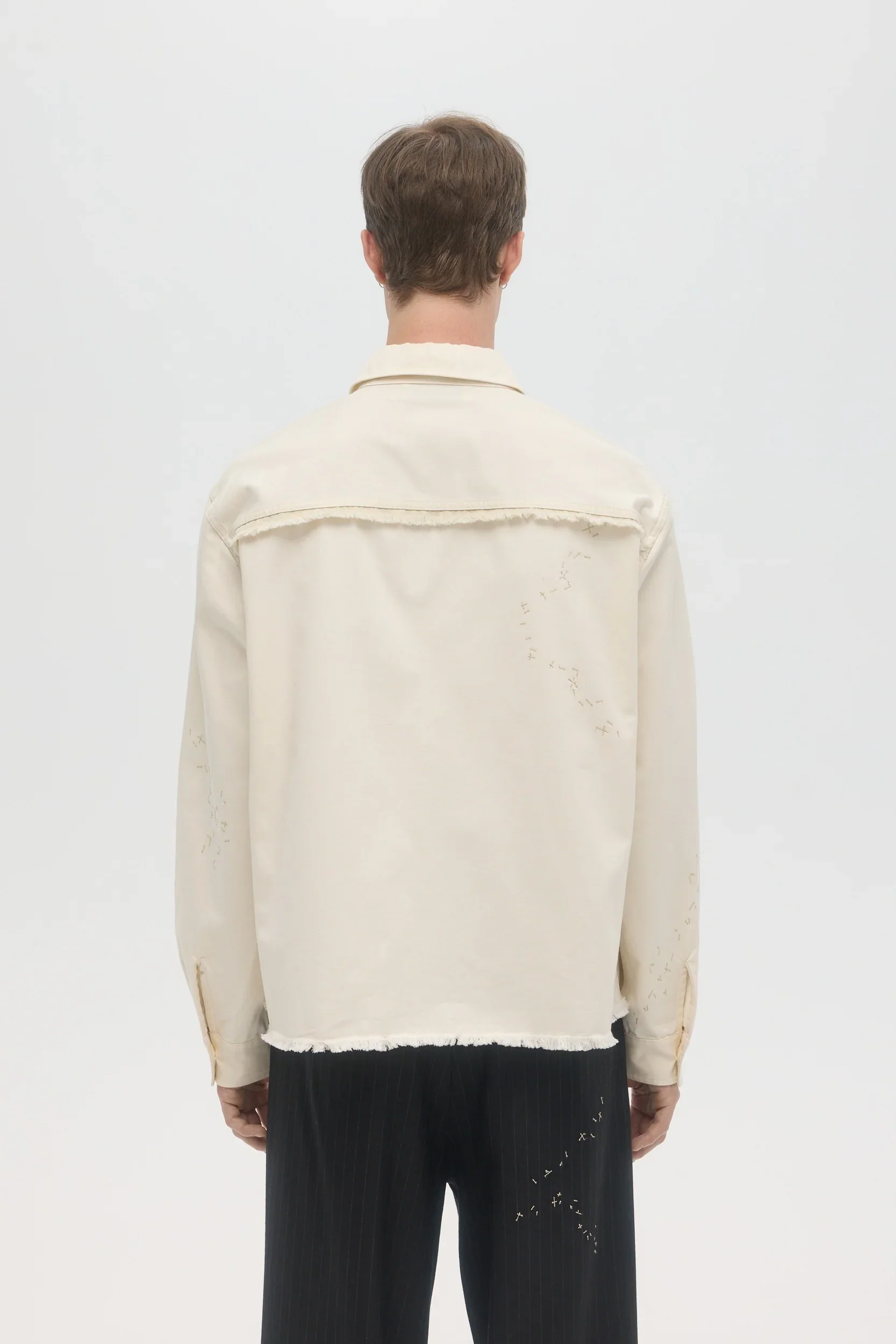 DOMREBEL Sleazer Shirt - Beige - Image 3