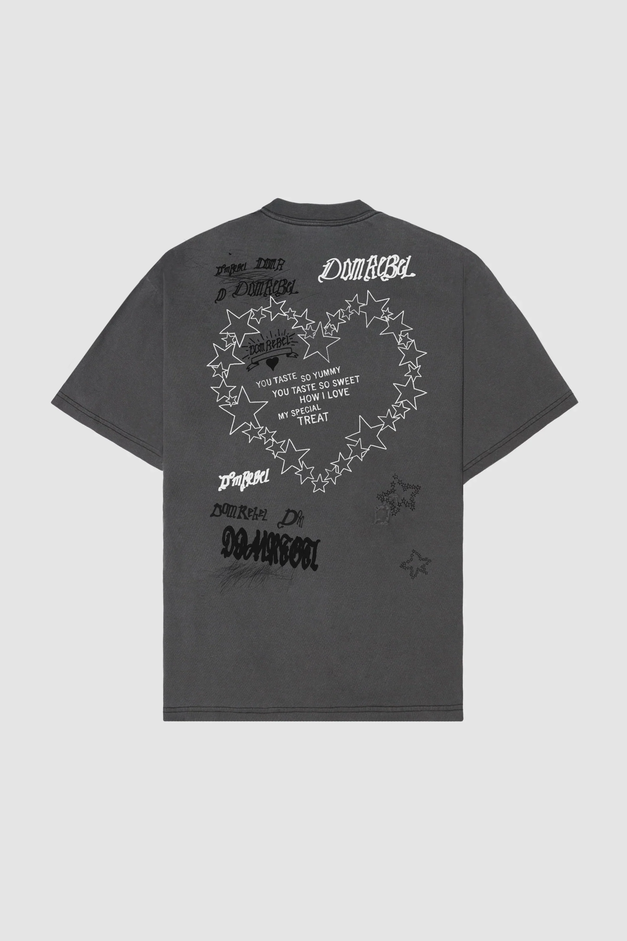 DOMREBEL Treats Tee - Faded Black - Image 2