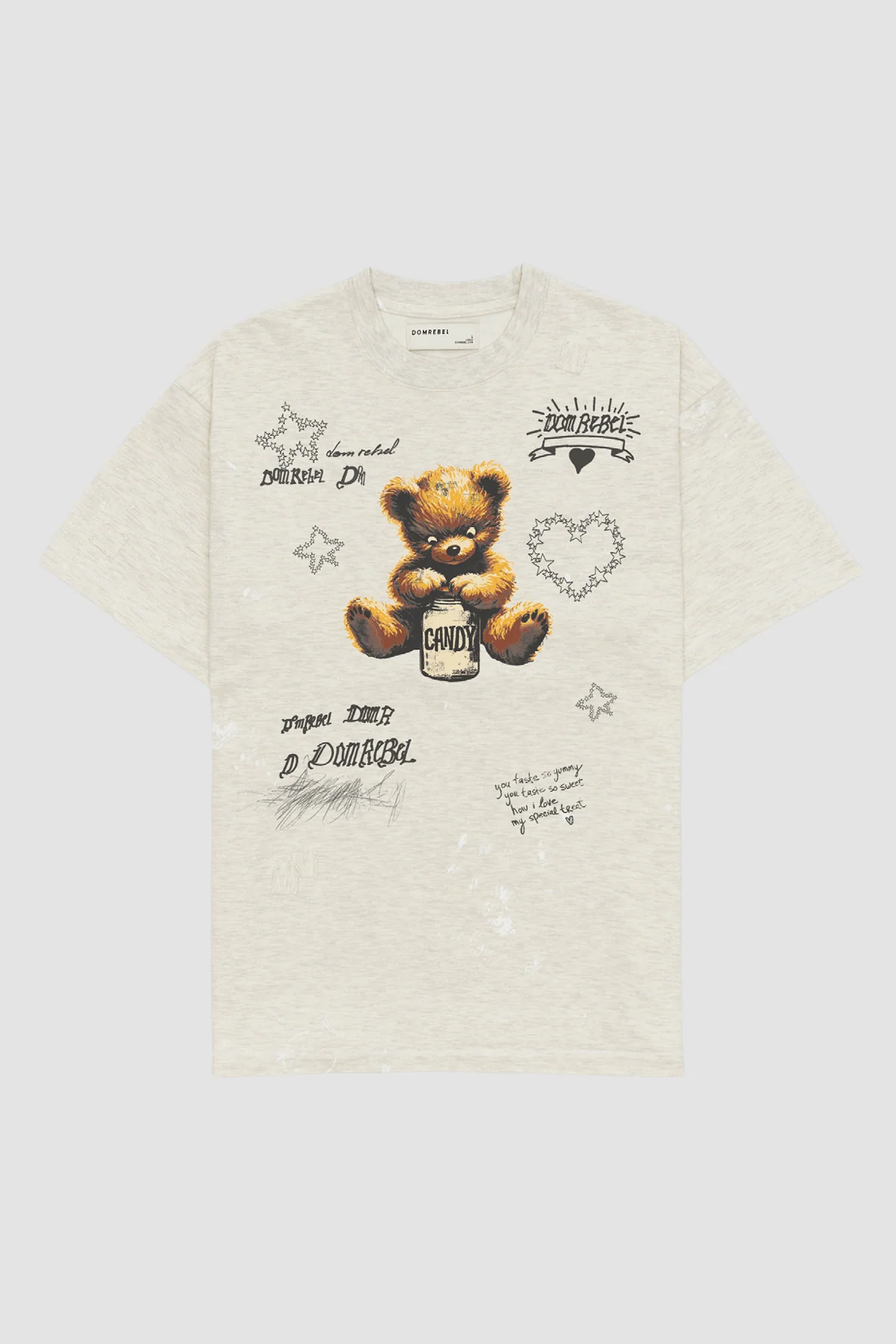 DOMREBEL Treats Tee - Greige