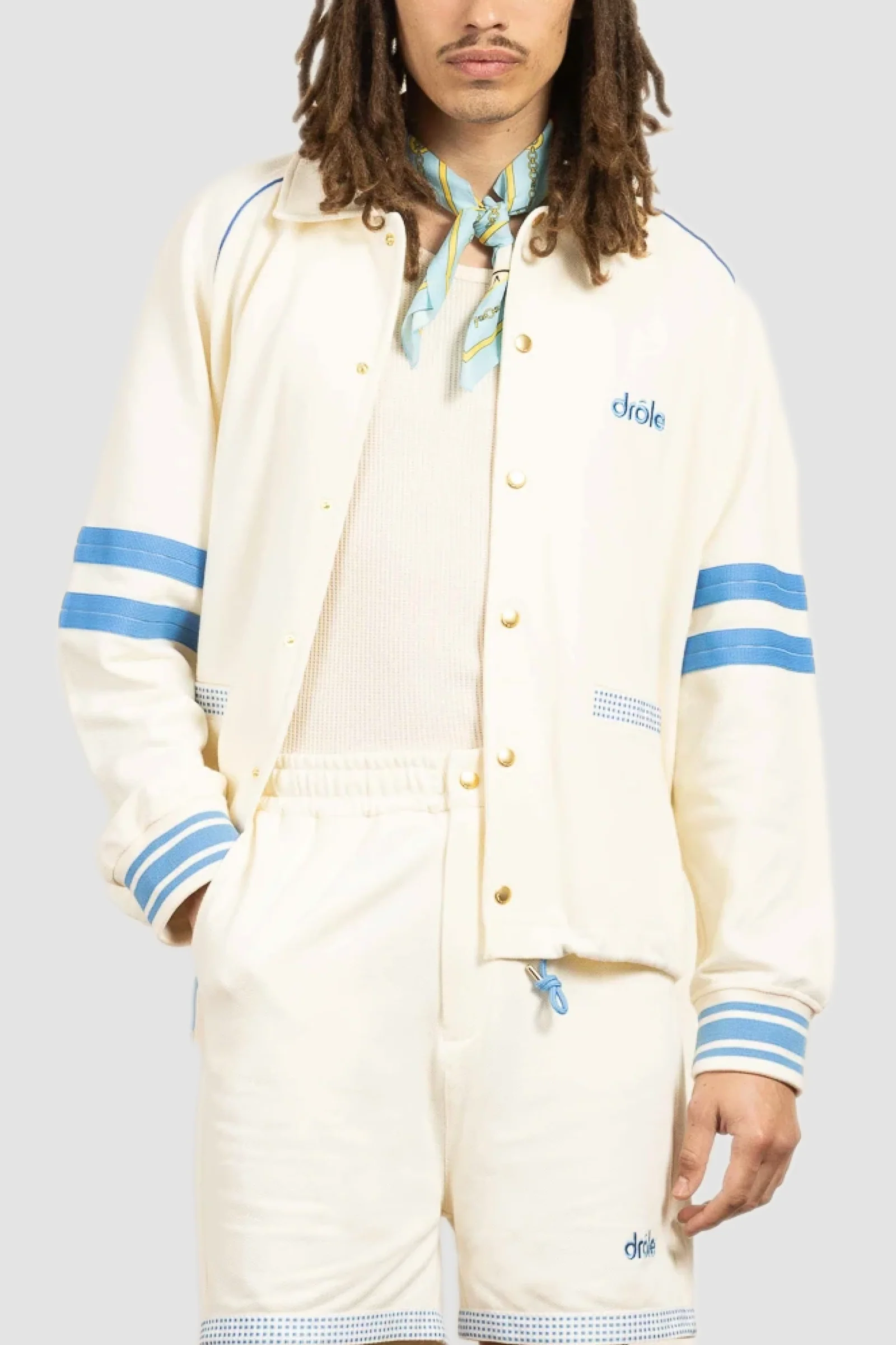 Drôle de Monsieur Après-sport Jacket - Off White